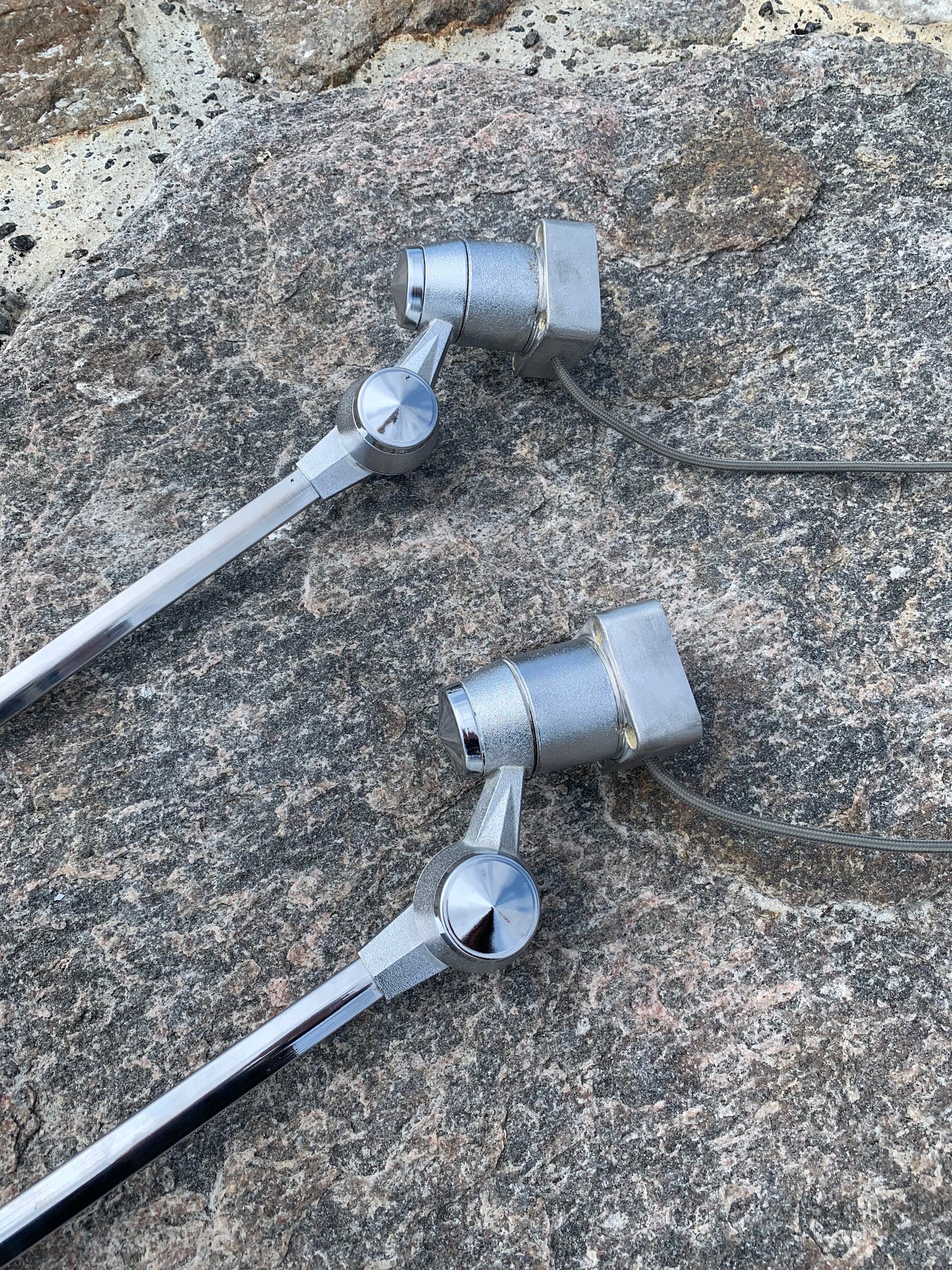 Sjælden Jieldé væg/loft lampe i Chrome