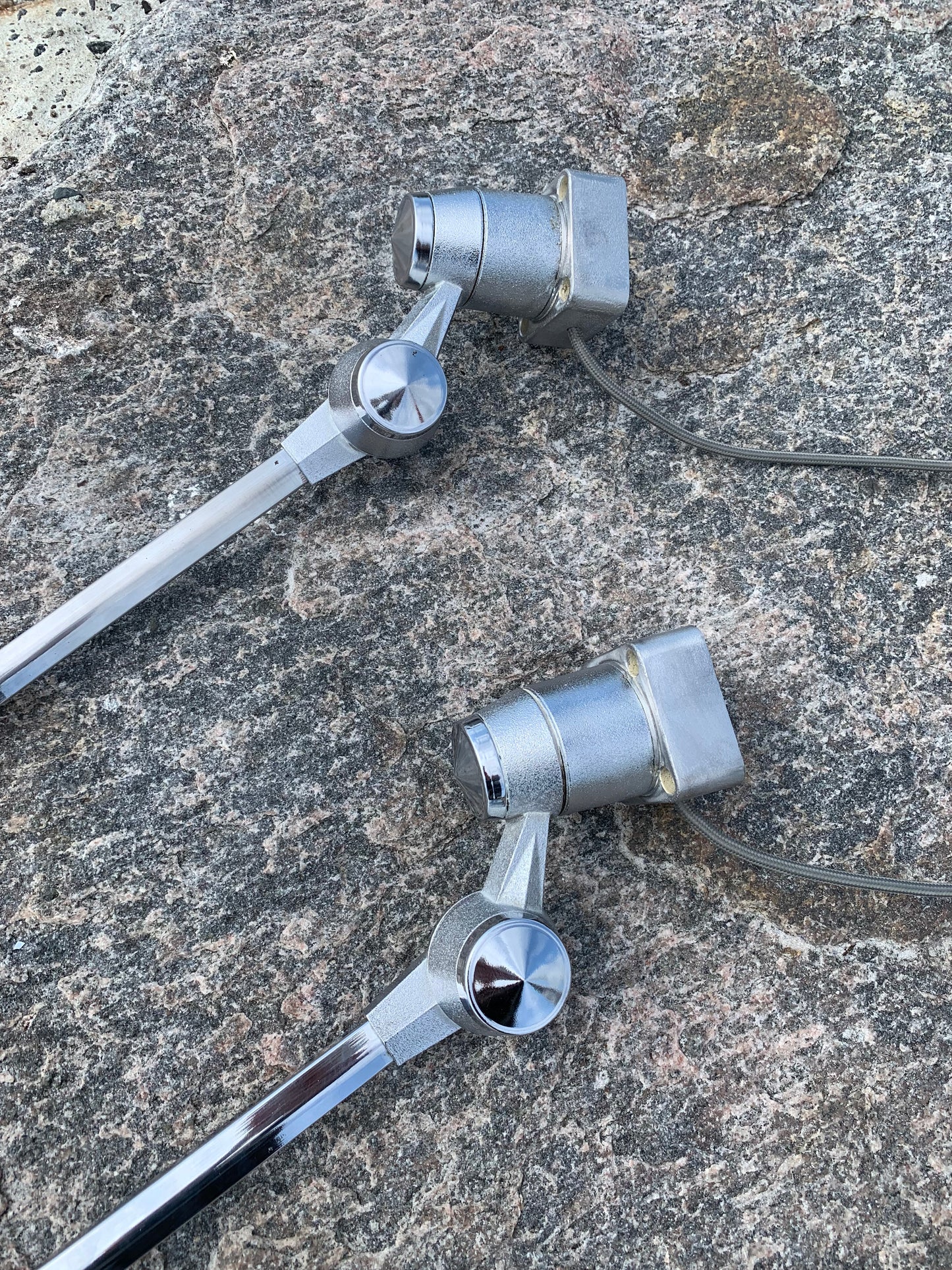 Sjælden Jieldé væg/loft lampe i Chrome