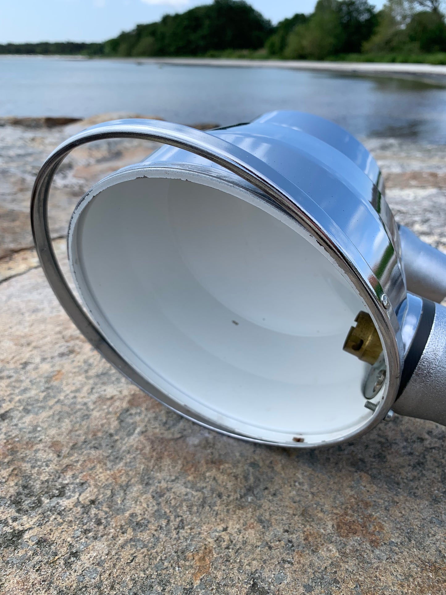 Sjælden Jieldé væg/loft lampe i Chrome