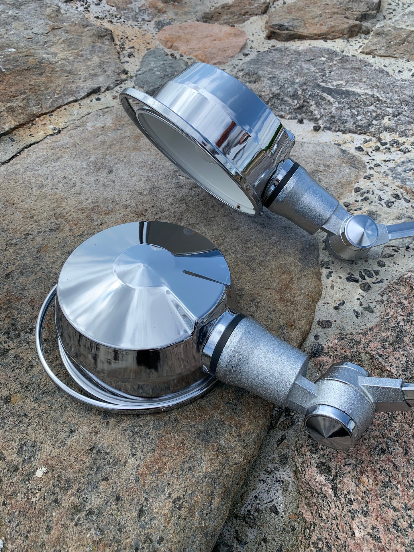 Sjælden Jieldé væg/loft lampe i Chrome