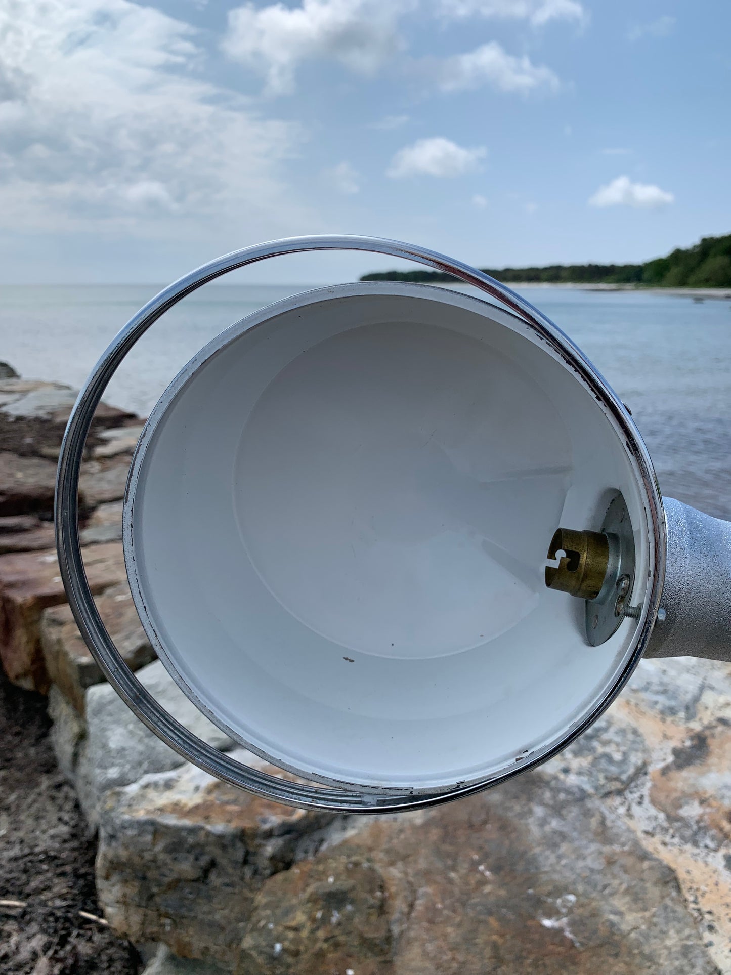 Sjælden Jieldé væg/loft lampe i Chrome