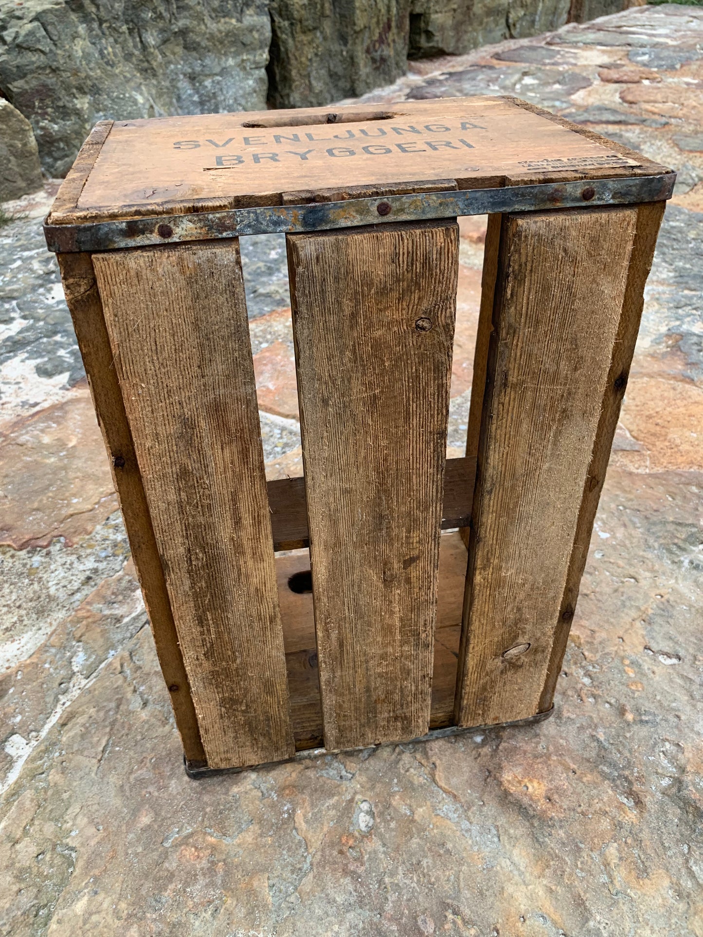 Trækasse fra Svenljunga bryggeri