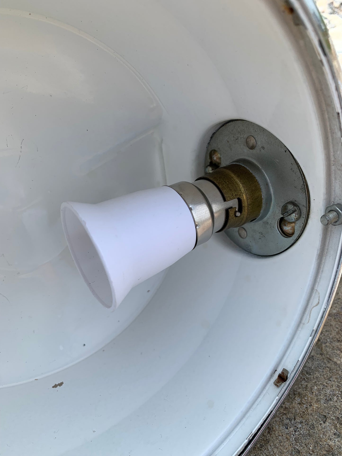 Sjælden Jieldé væg/loft lampe i Chrome