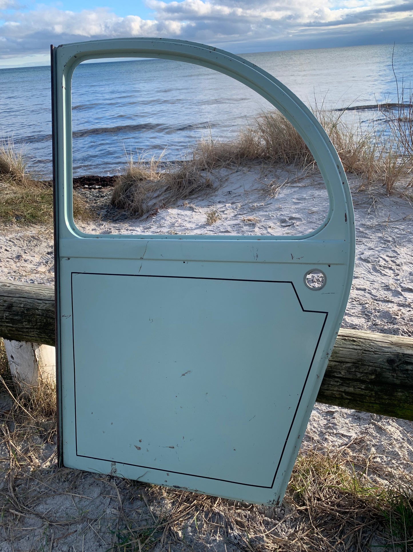 Dekorativ dør fra Citroën 2 CV