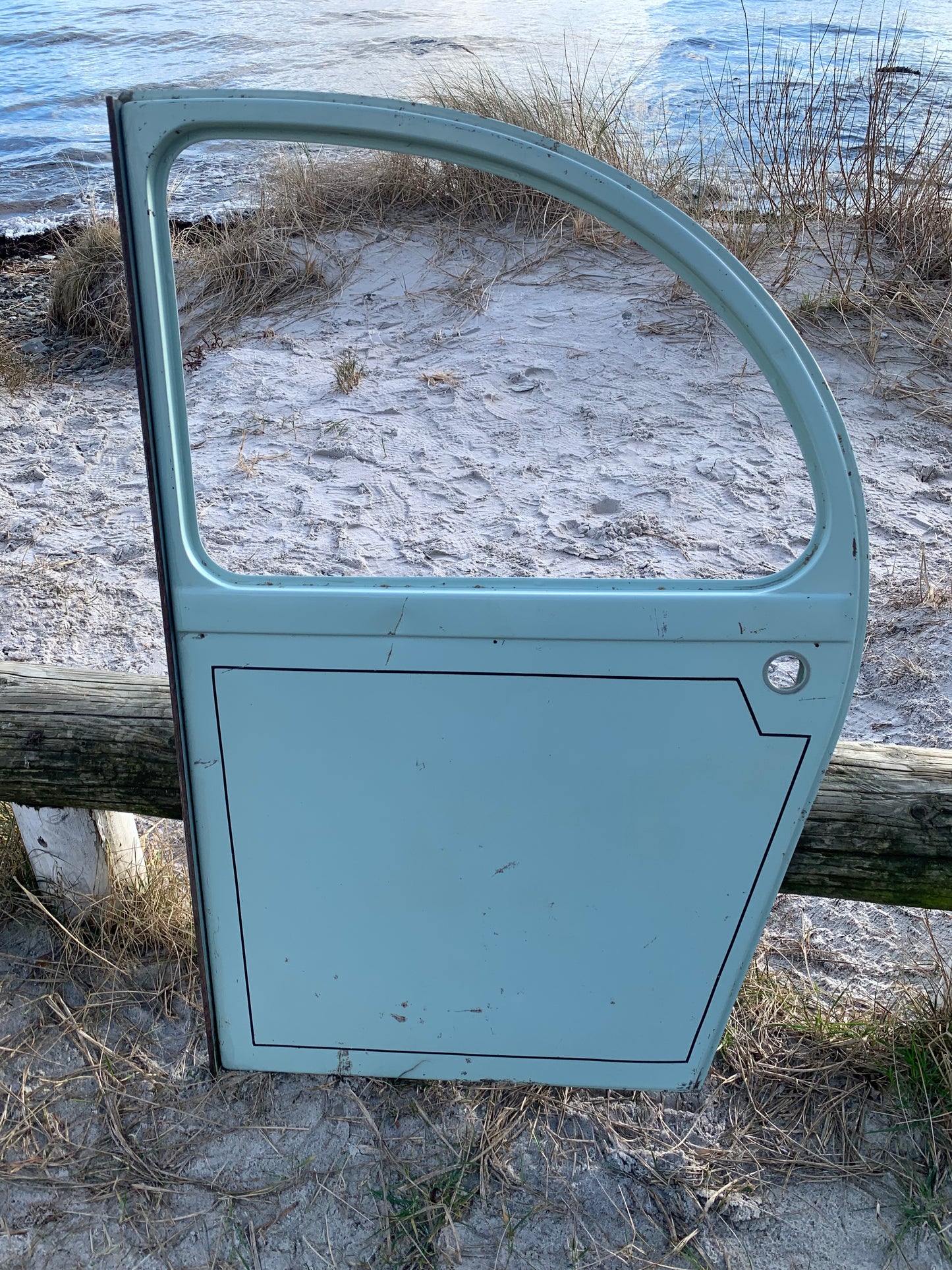 Dekorativ dør fra Citroën 2 CV
