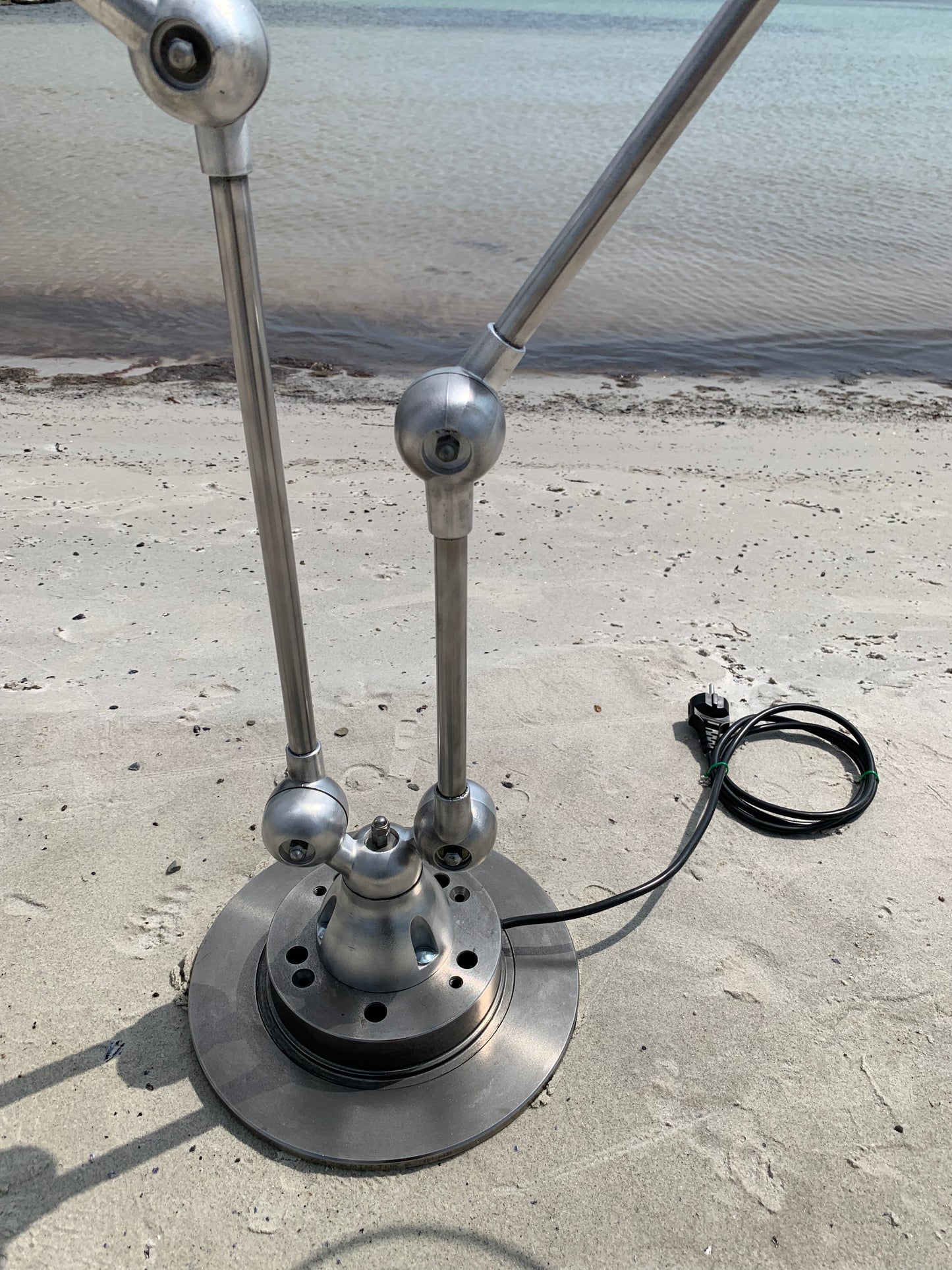 Jieldé bord/væg/loft lampe med dobbelt beslag og 2 x 2 arme