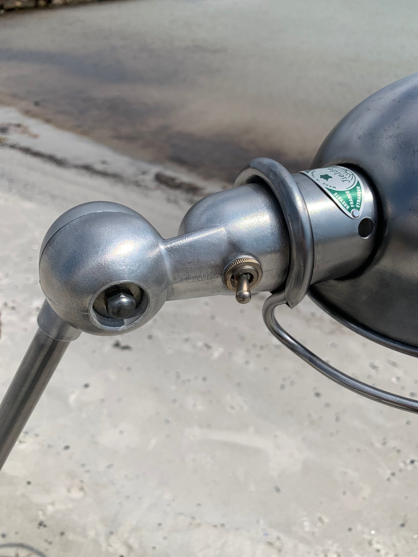 Jieldé bord/væg/loft lampe med dobbelt beslag og 2 x 2 arme