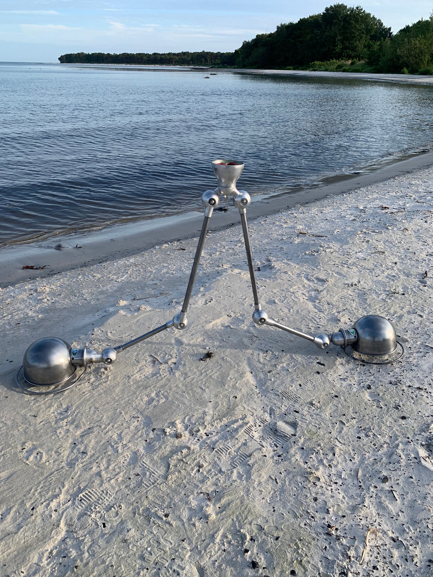 Jieldé loftlampe med dobbeltbeslag og 2 x 2 arme
