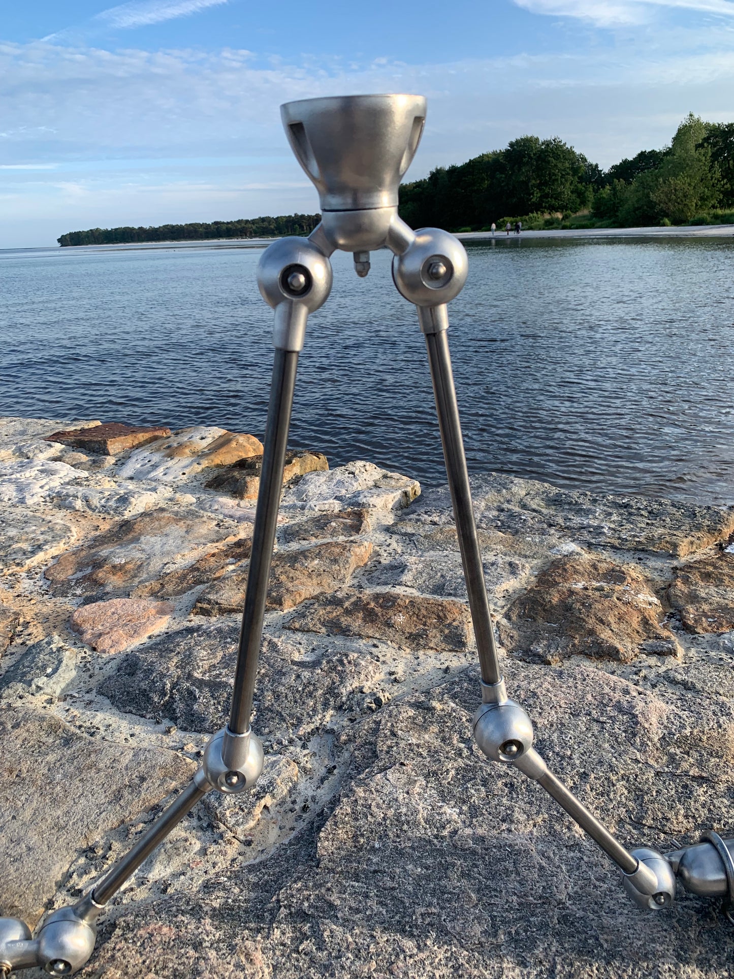 Jieldé loftlampe med dobbeltbeslag og 2 x 2 arme