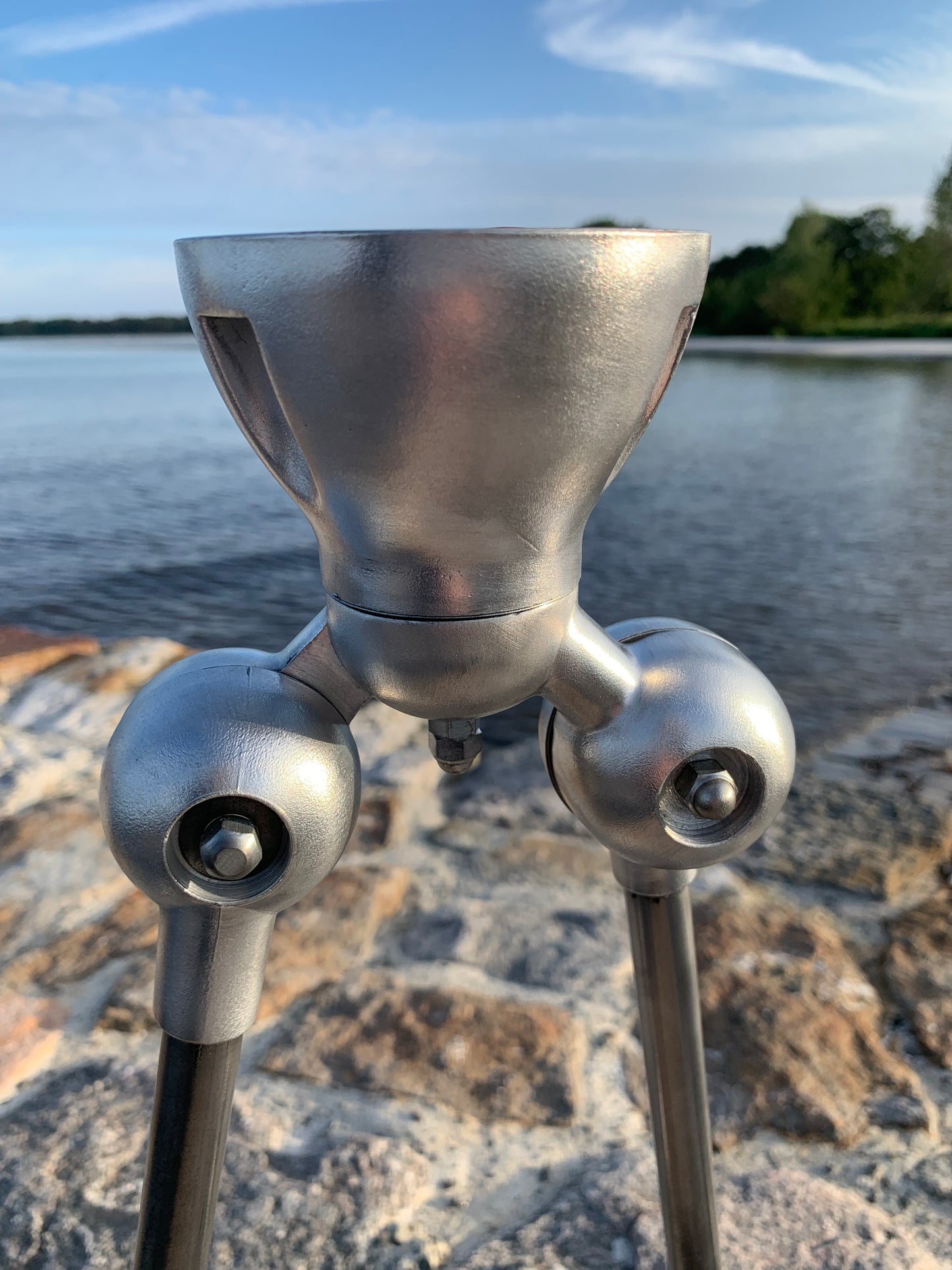 Jieldé loftlampe med dobbeltbeslag og 2 x 2 arme