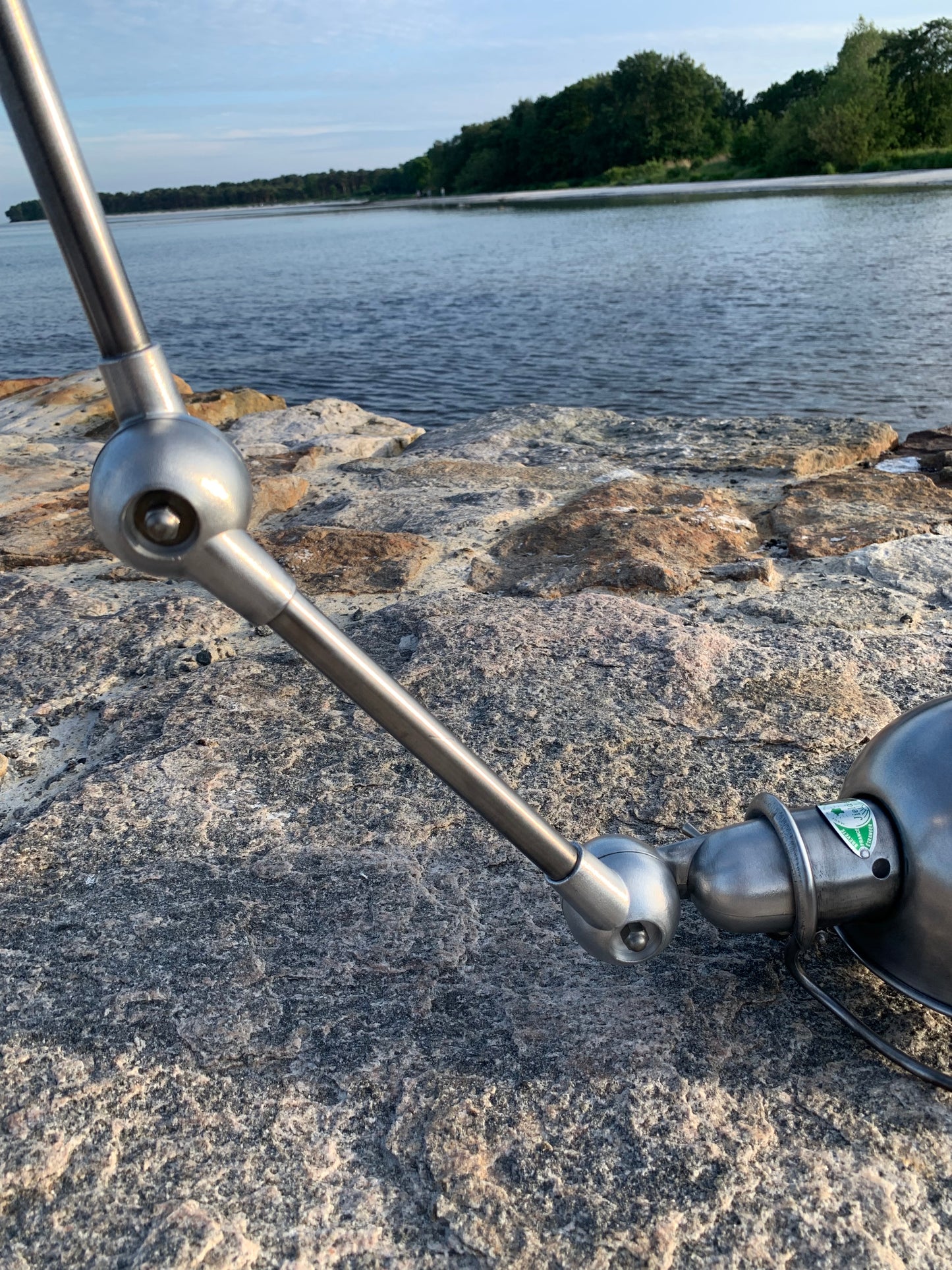 Jieldé loftlampe med dobbeltbeslag og 2 x 2 arme