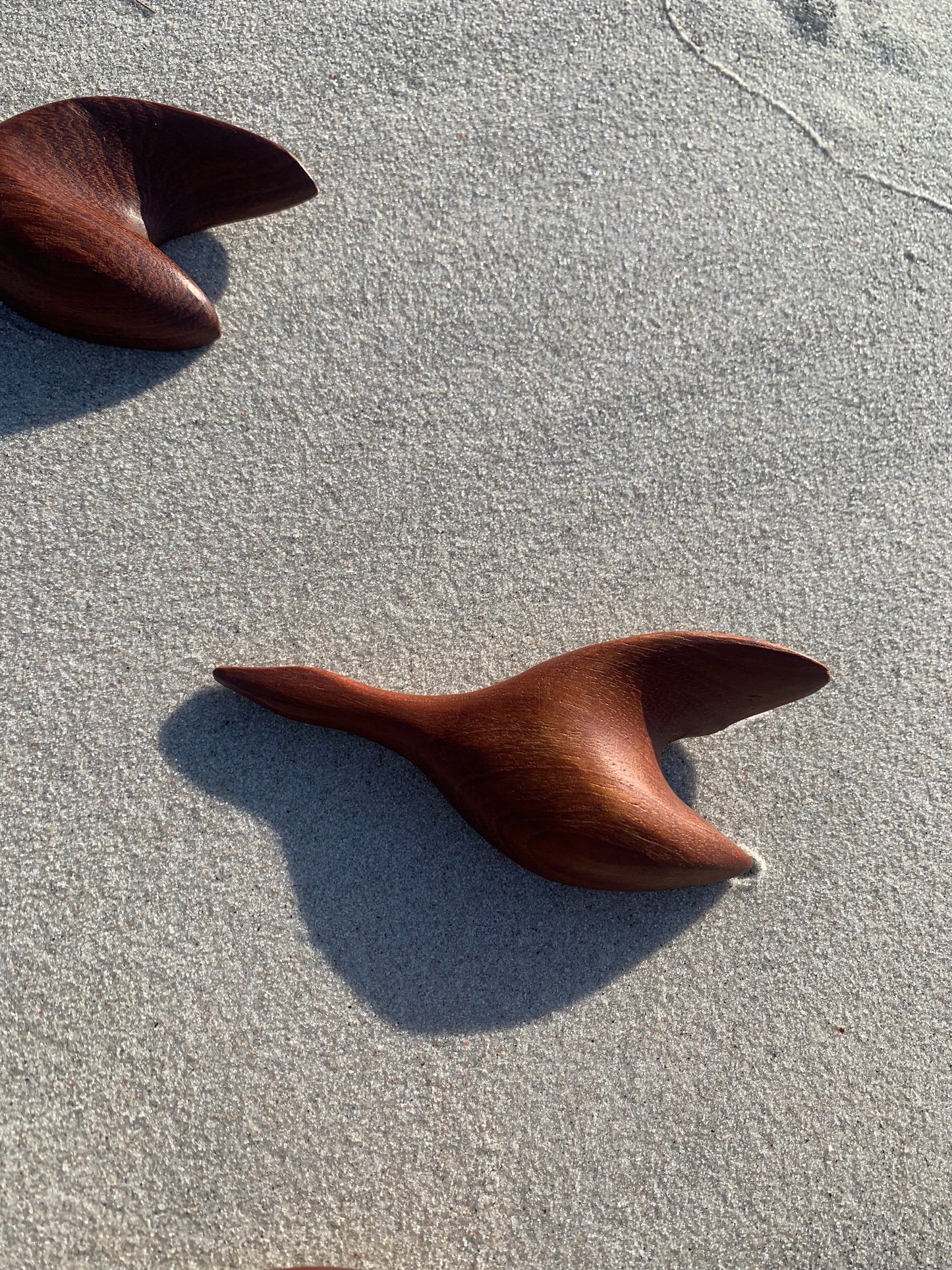 Fugle i teak - 3 stk.
