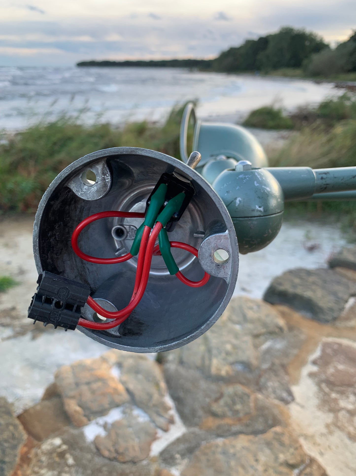 Jieldé væg/loftlampe med 2 arme - Grøn