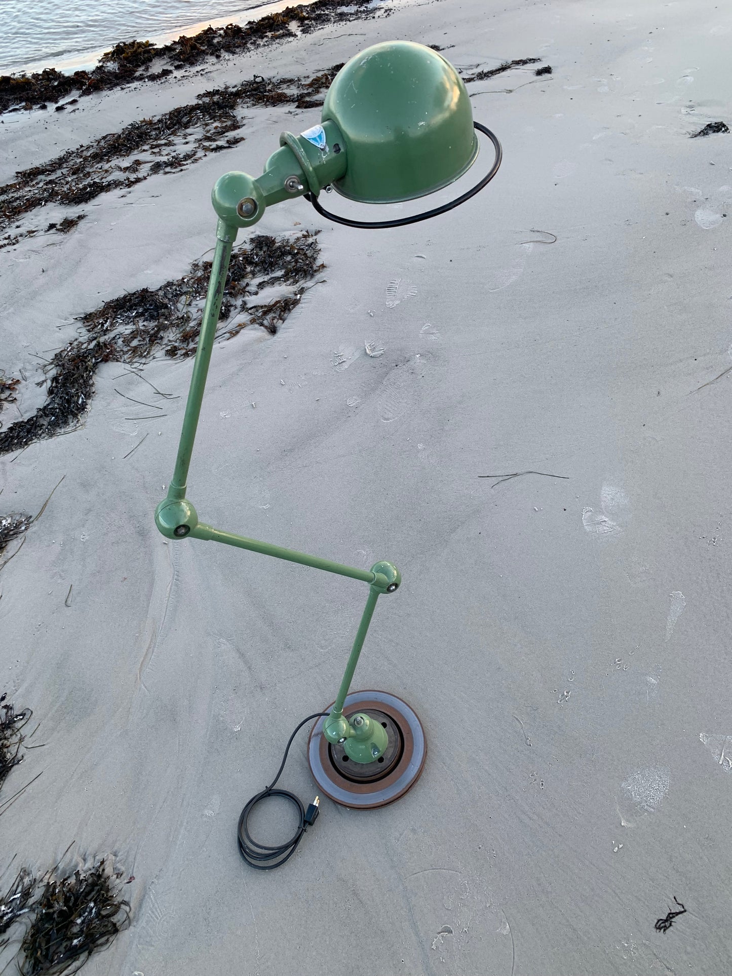 Jieldé bord/gulvlampe med 3 arme - Grøn