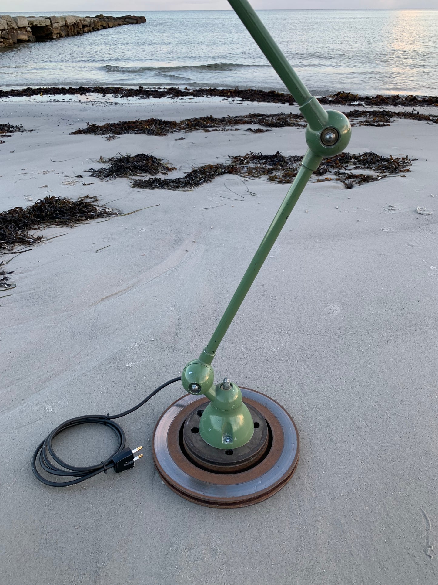 Jieldé bord/gulvlampe med 3 arme - Grøn