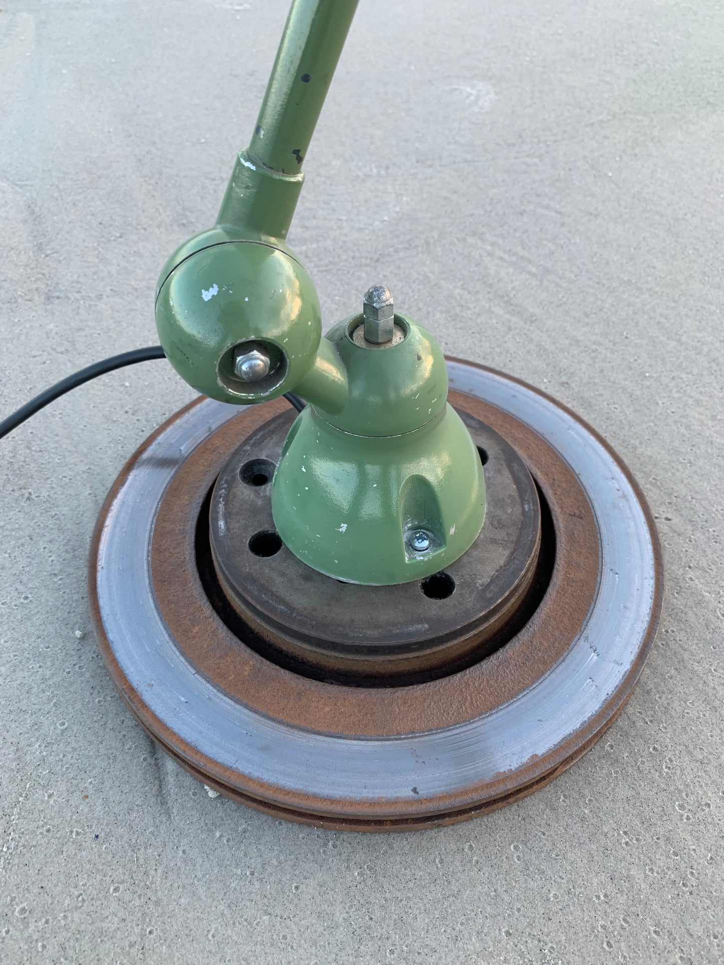 Jieldé bord/gulvlampe med 3 arme - Grøn