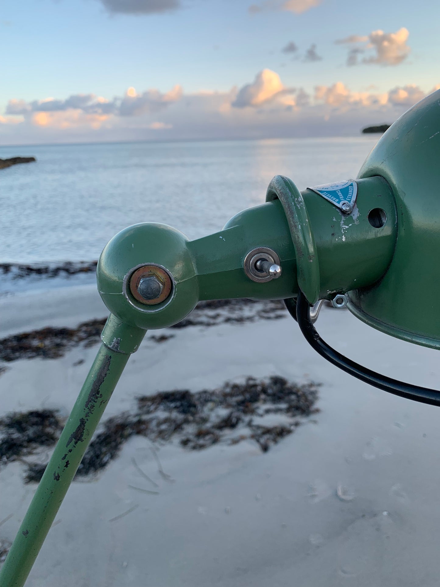 Jieldé bord/gulvlampe med 3 arme - Grøn