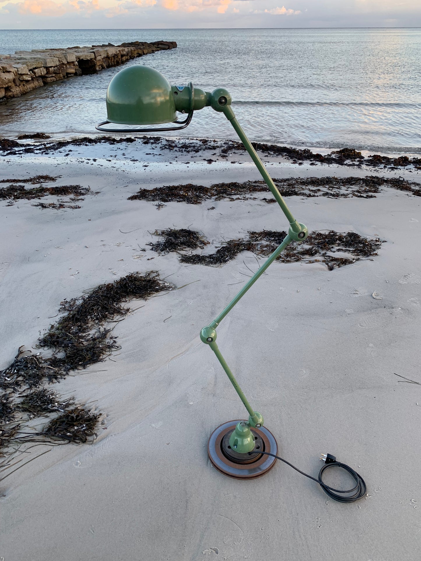 Jieldé bord/gulvlampe med 3 arme - Grøn