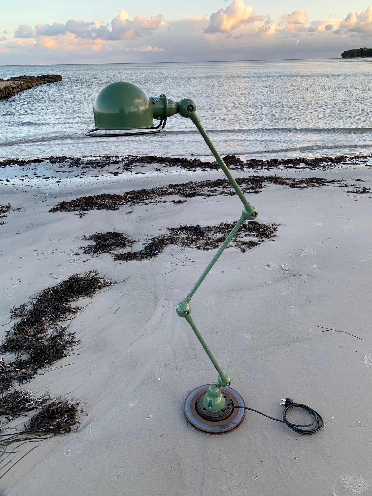 Jieldé bord/gulvlampe med 3 arme - Grøn
