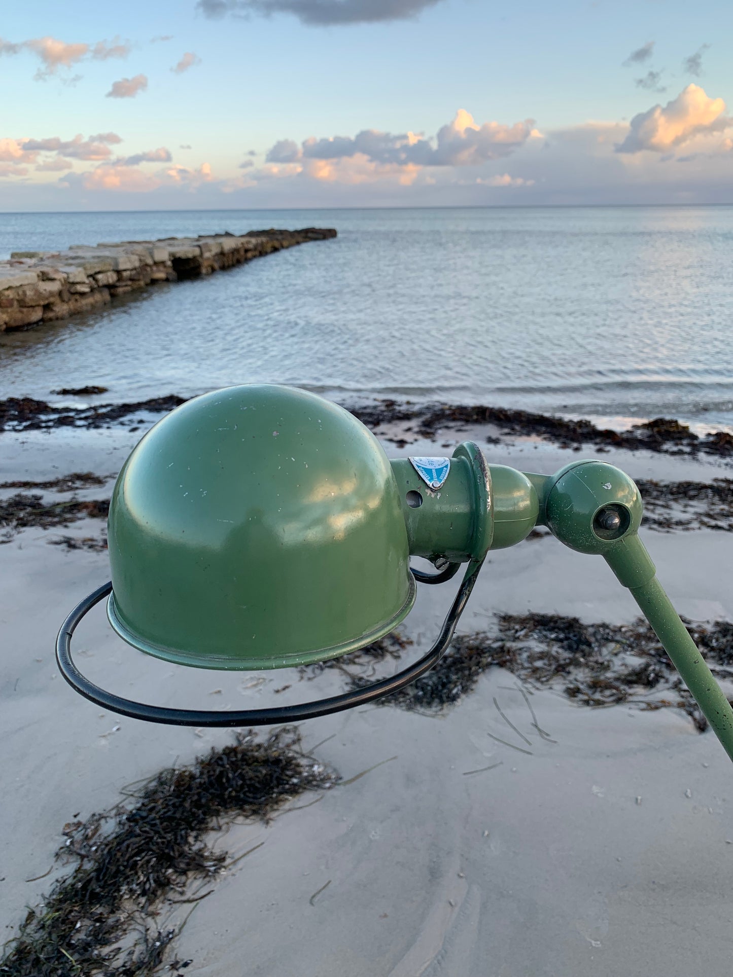 Jieldé bord/gulvlampe med 3 arme - Grøn