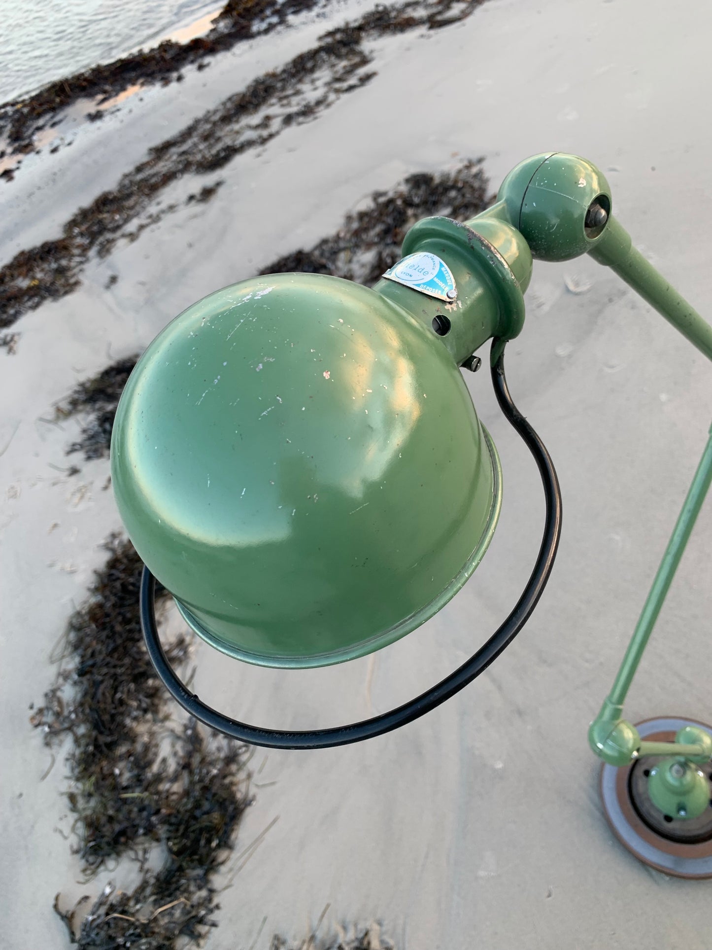 Jieldé bord/gulvlampe med 3 arme - Grøn