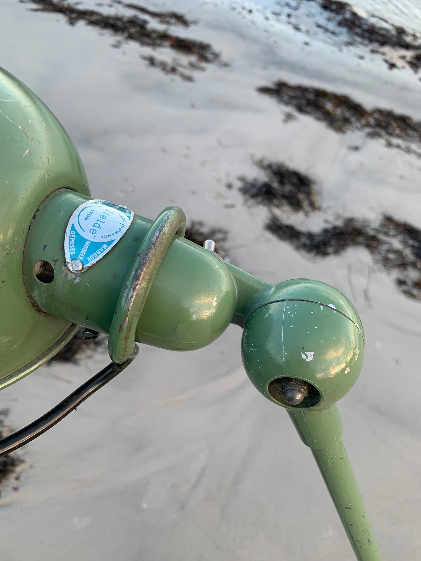 Jieldé bord/gulvlampe med 3 arme - Grøn