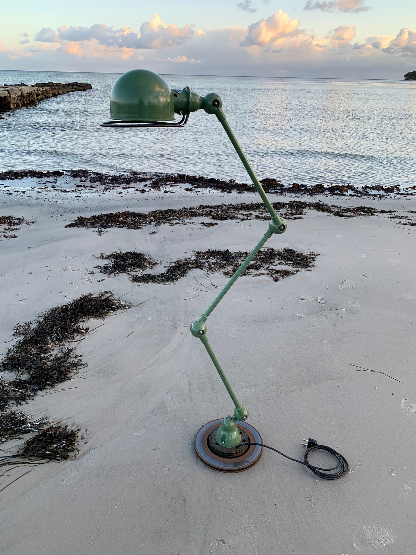 Jieldé bord/gulvlampe med 3 arme - Grøn