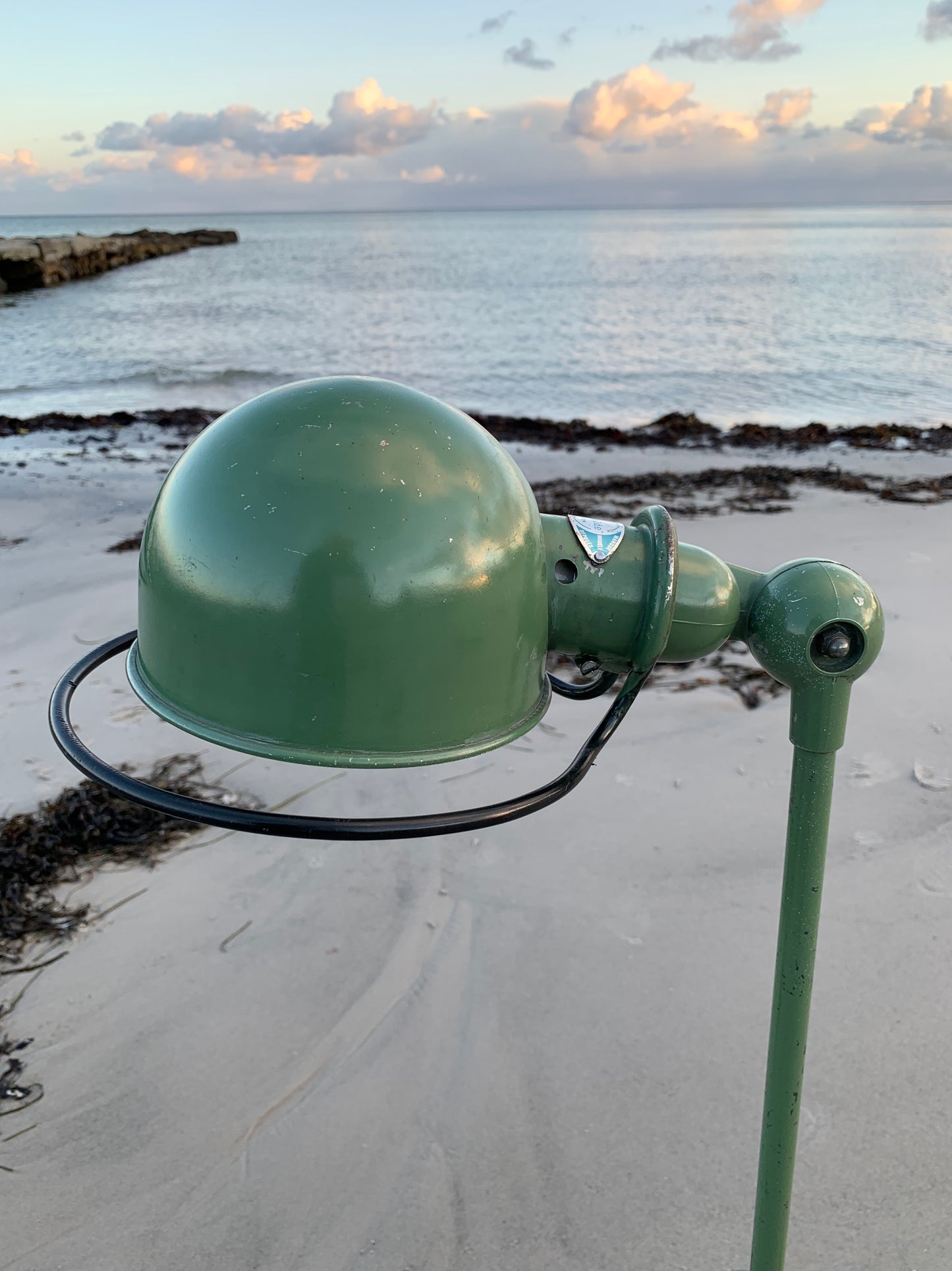 Jieldé bord/gulvlampe med 3 arme - Grøn
