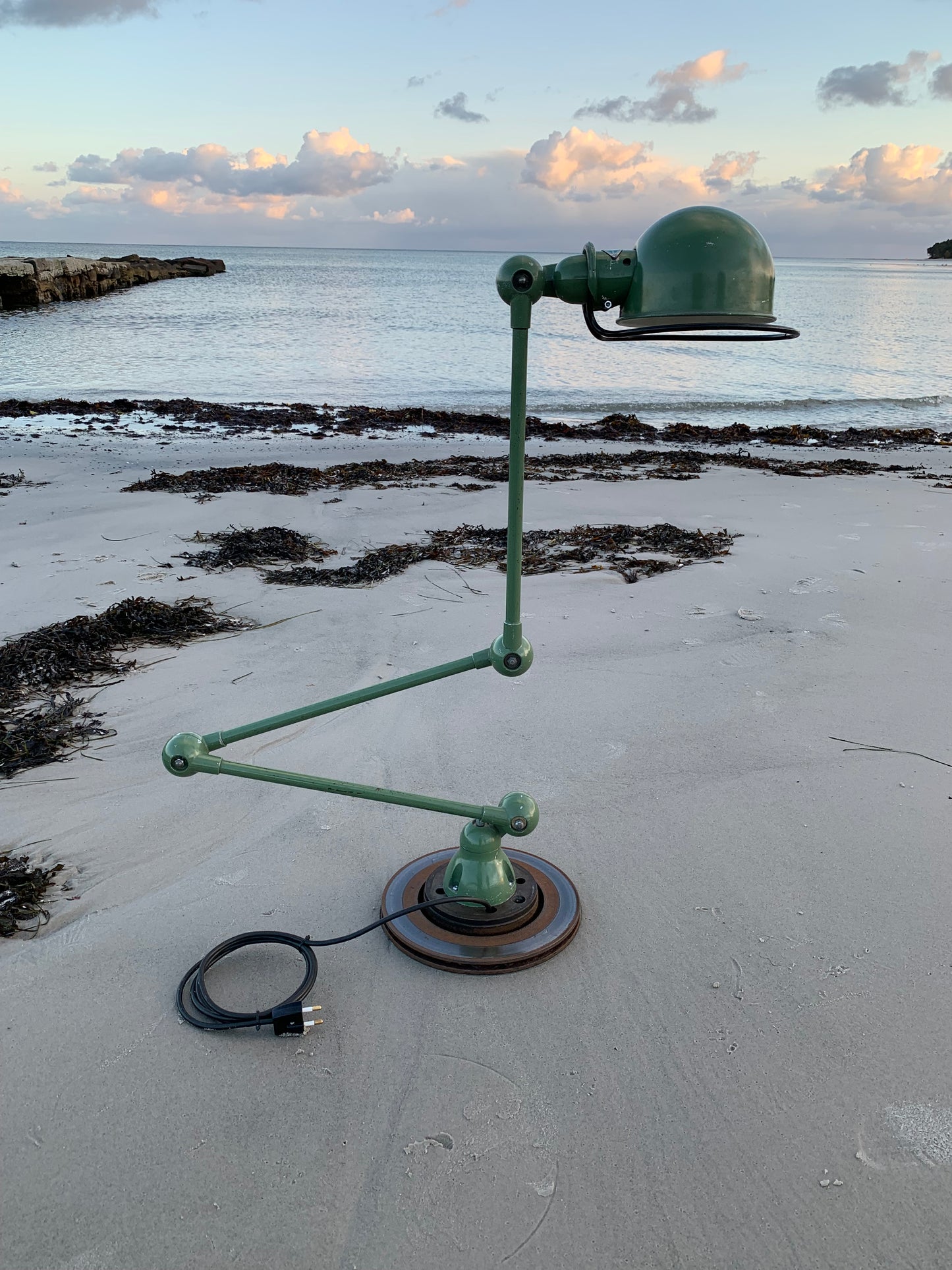Jieldé bord/gulvlampe med 3 arme - Grøn