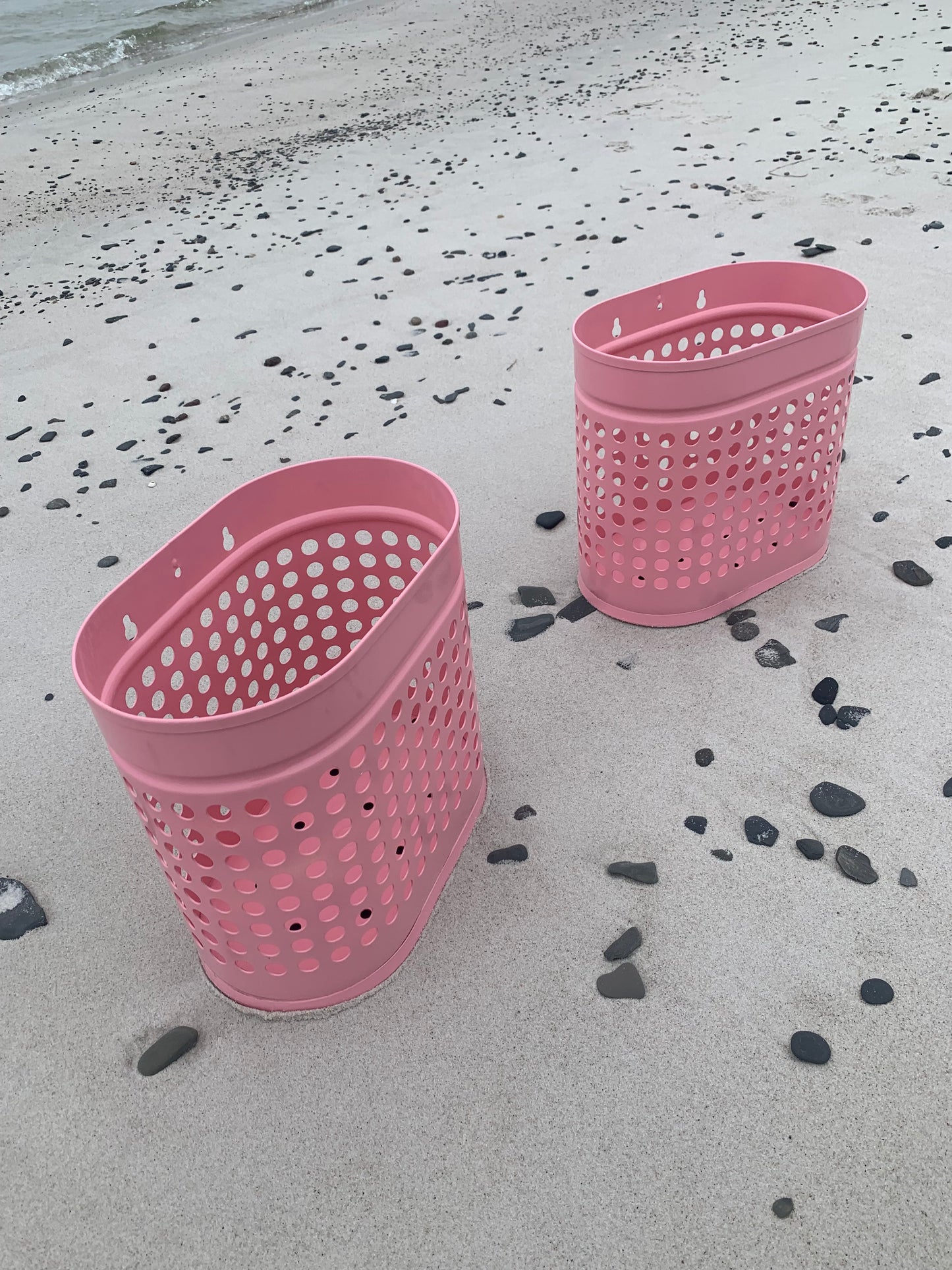 Industriel skraldespand - Lyserød