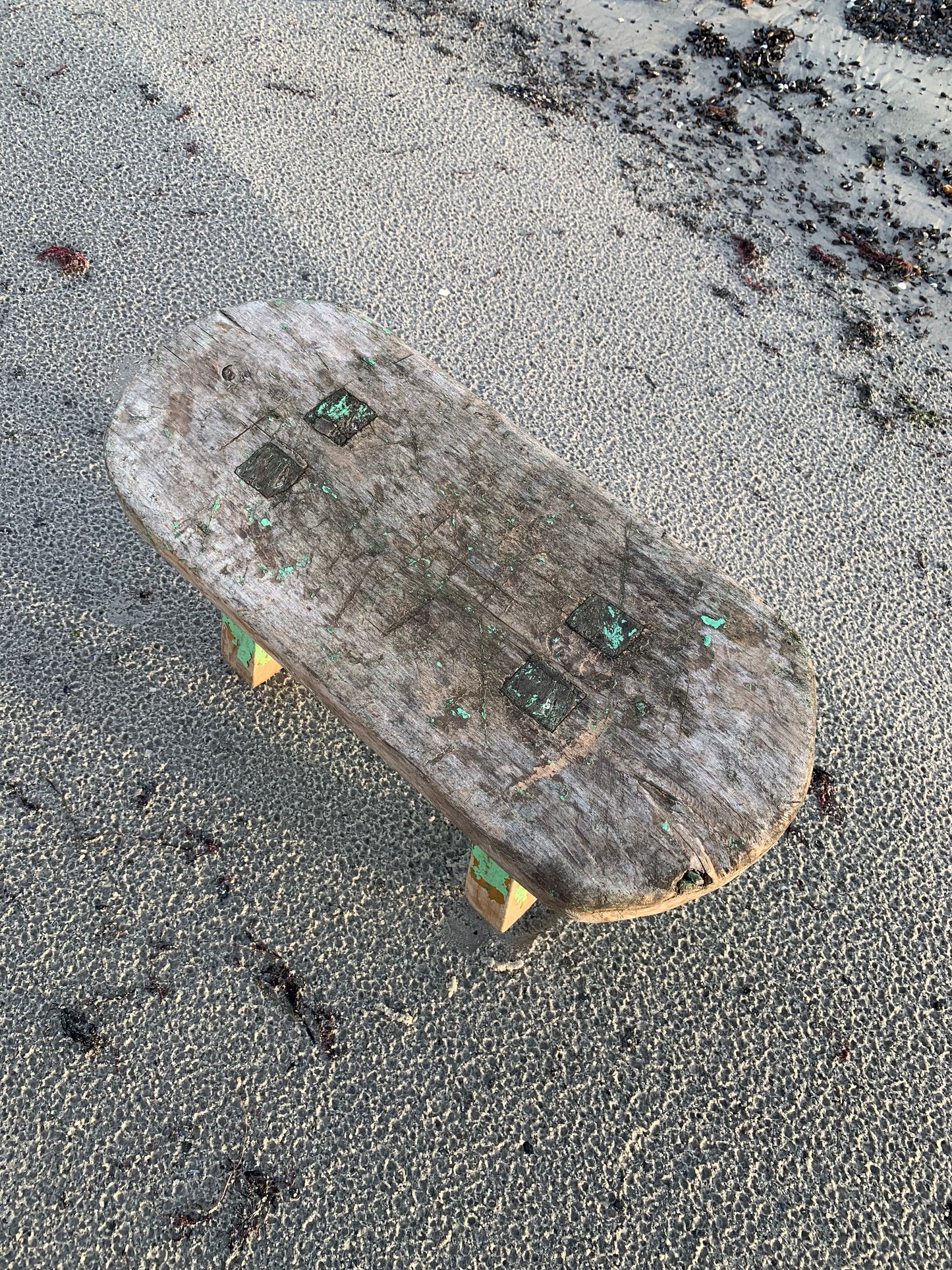 Skammel med patina