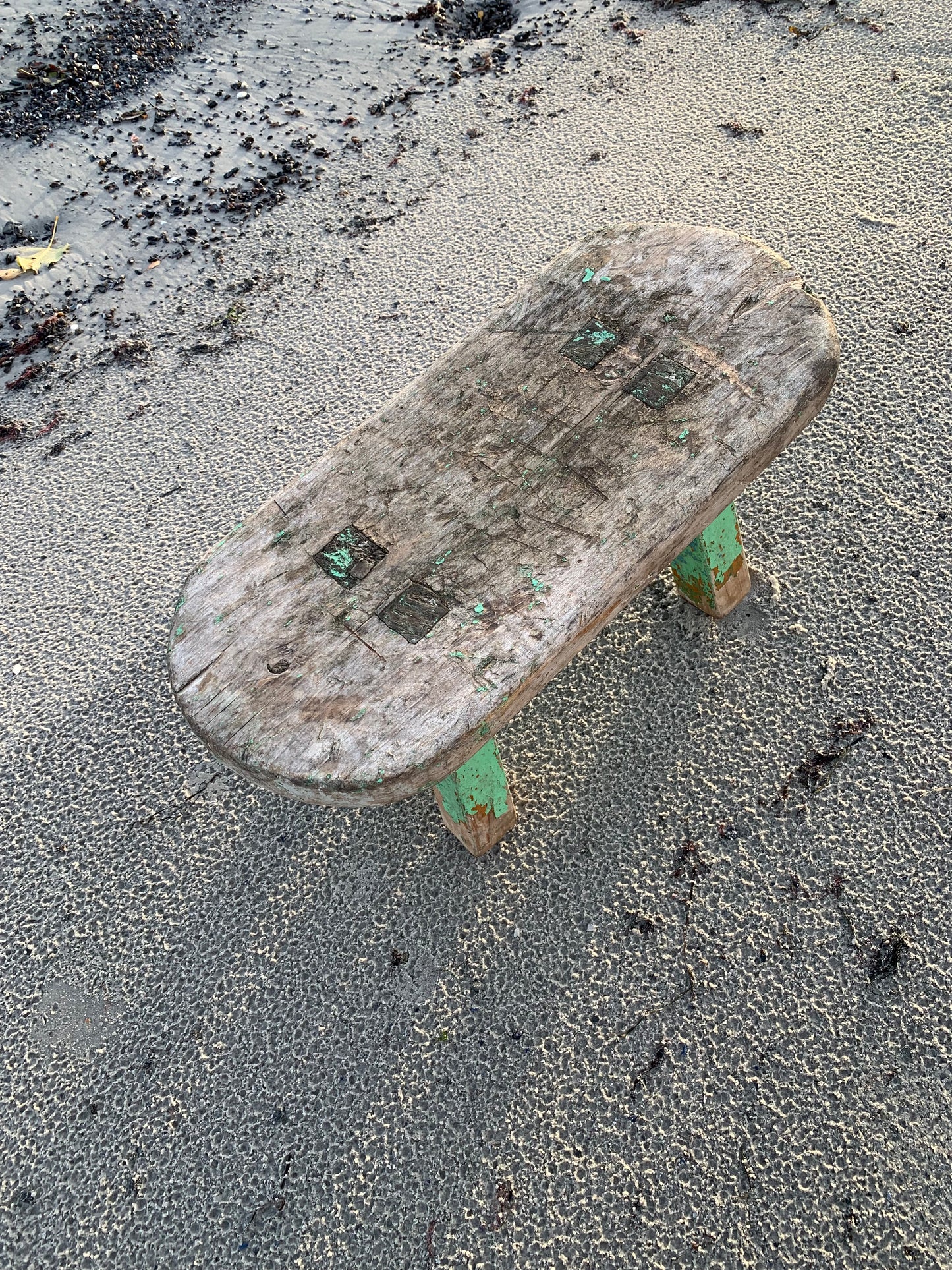 Skammel med patina