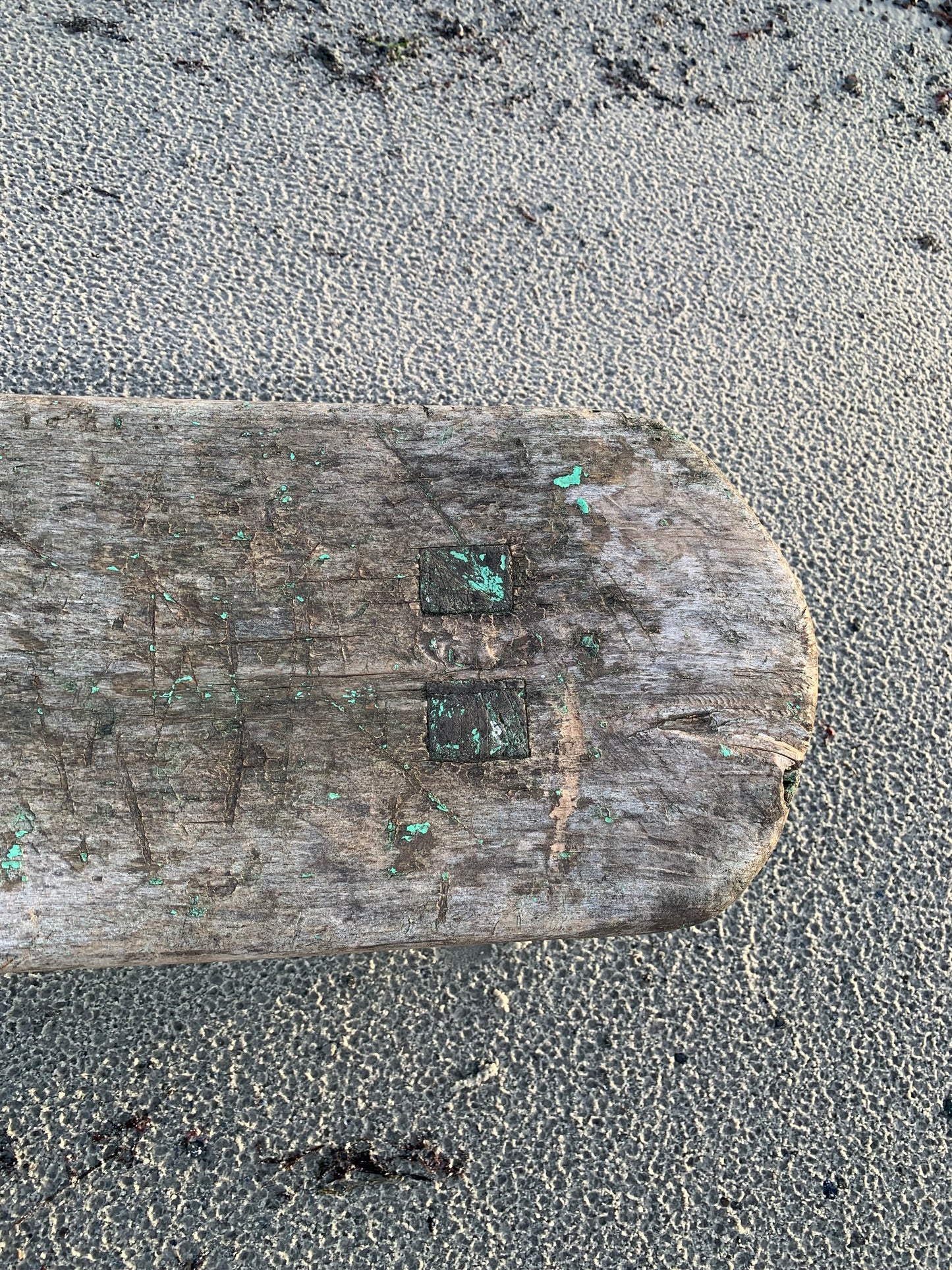 Skammel med patina