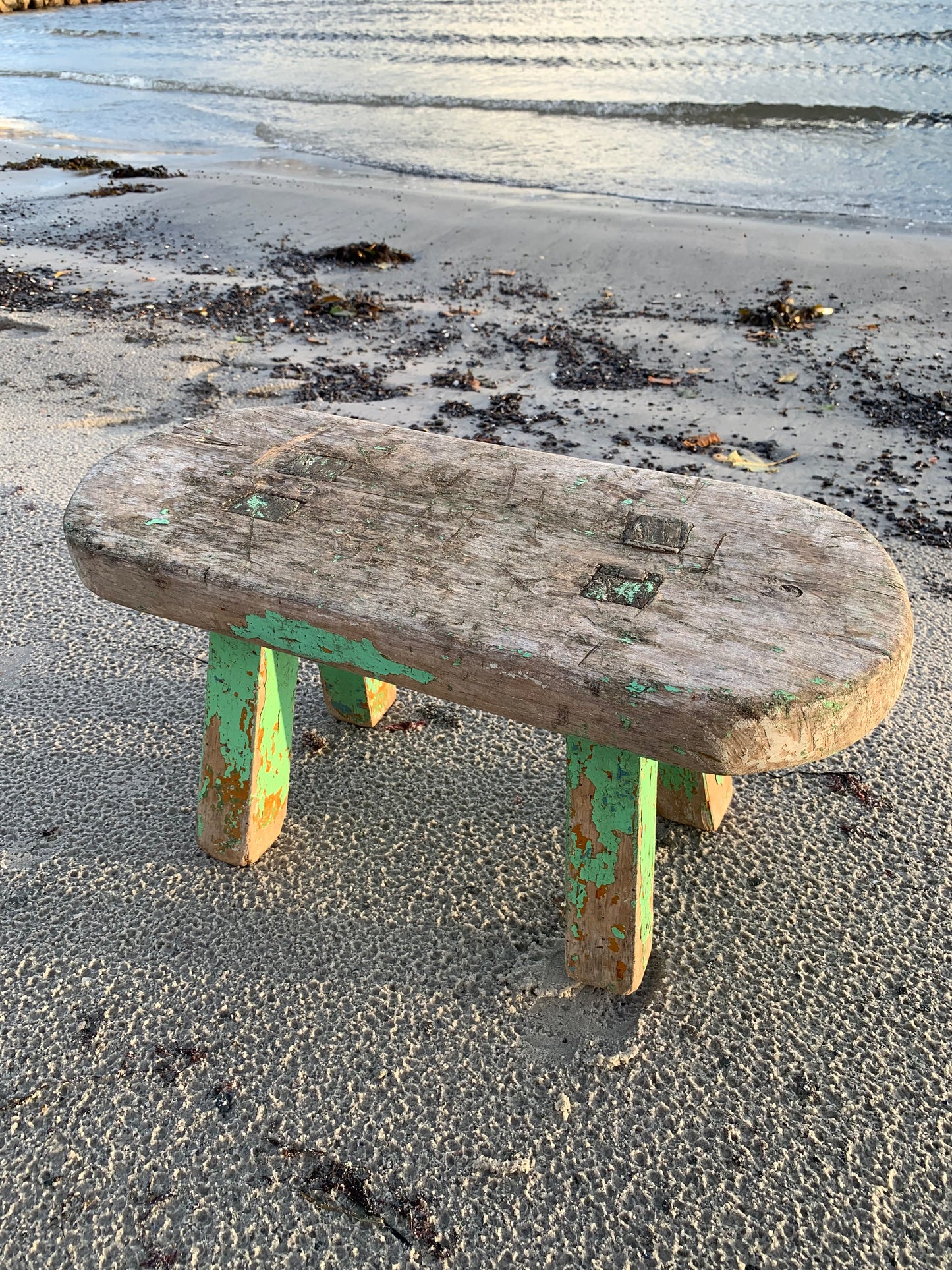 Skammel med patina