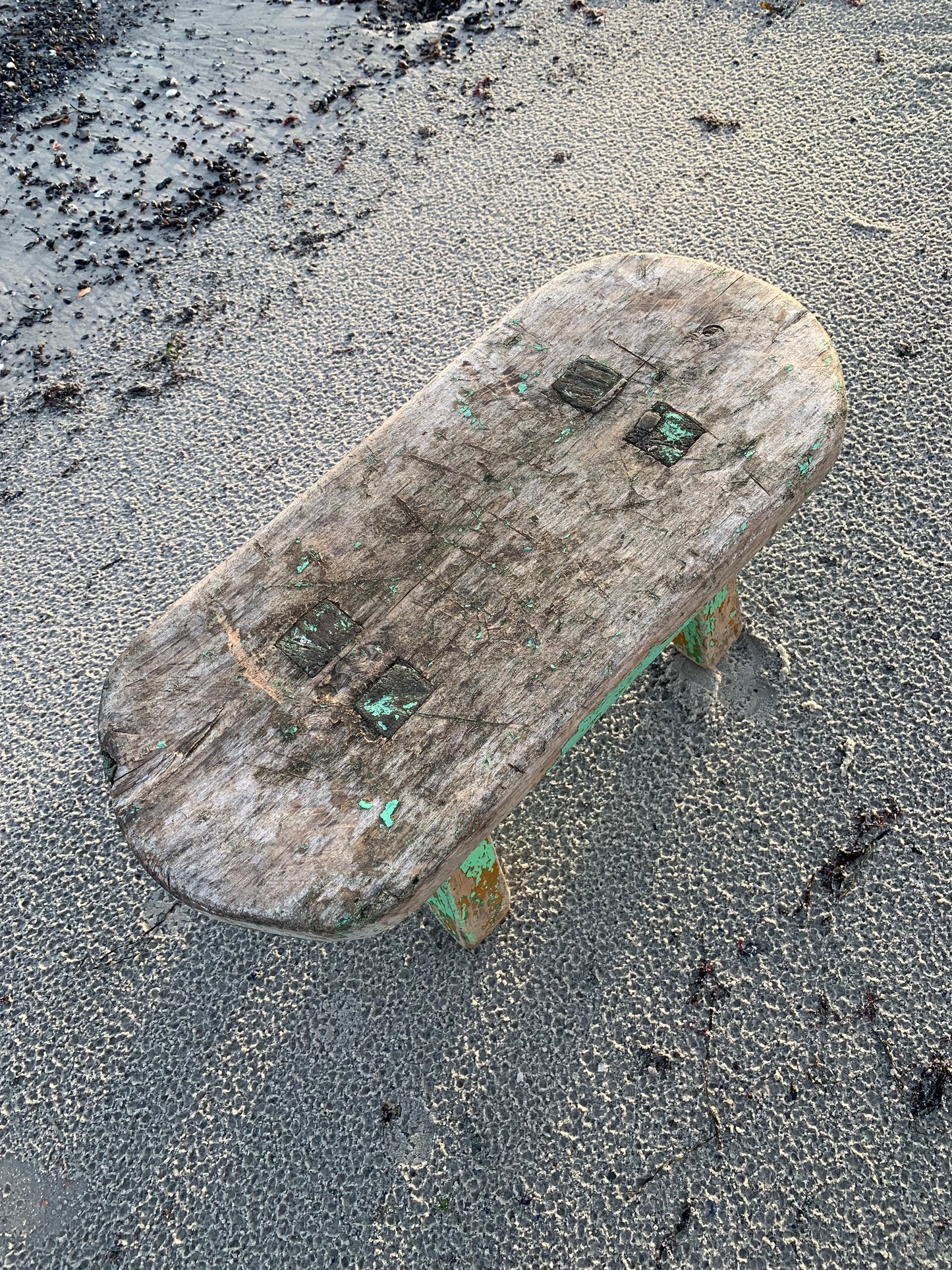 Skammel med patina