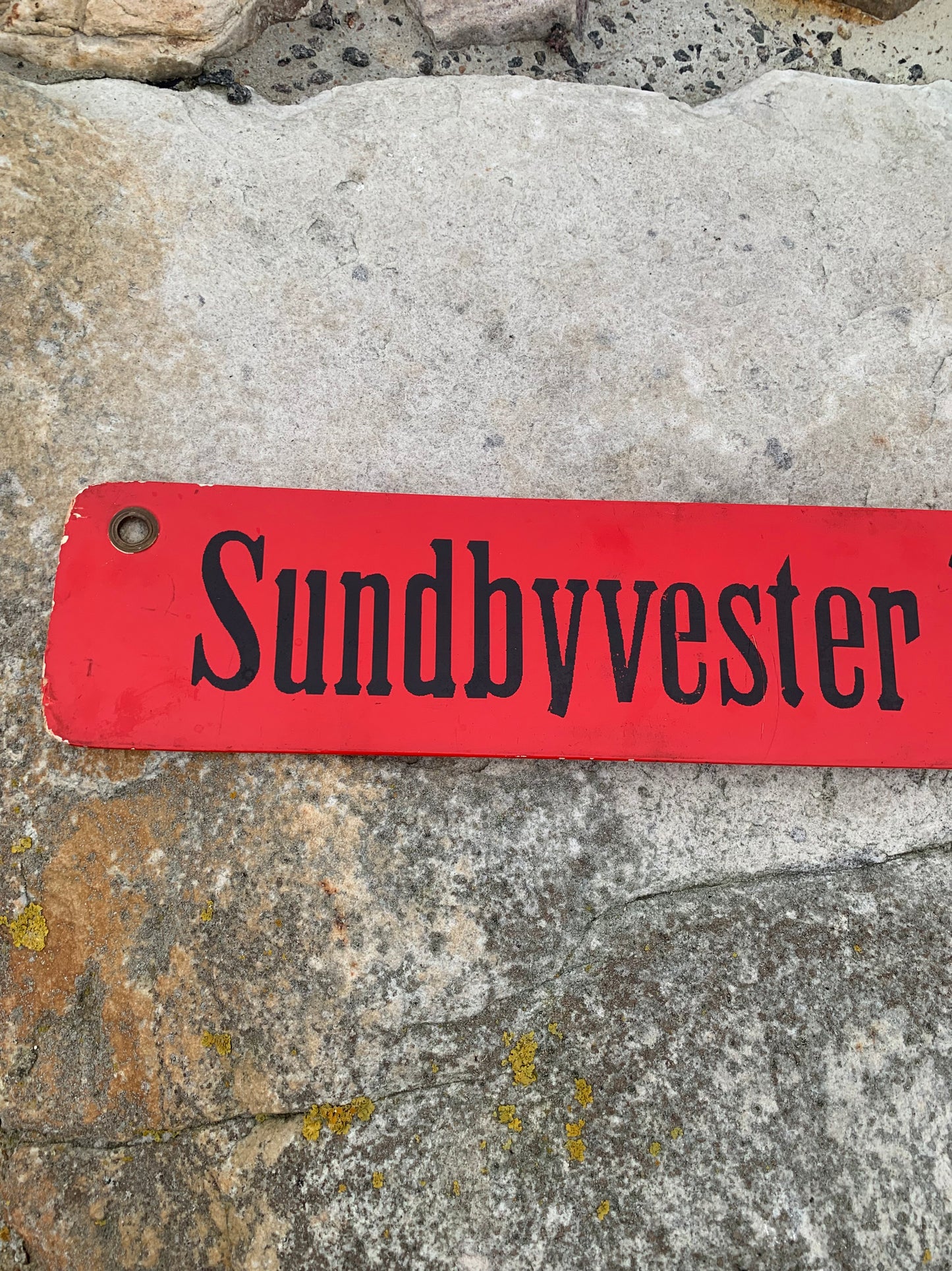 Sporvognsskilt - Sundbyvester Plads/Jarmersplads