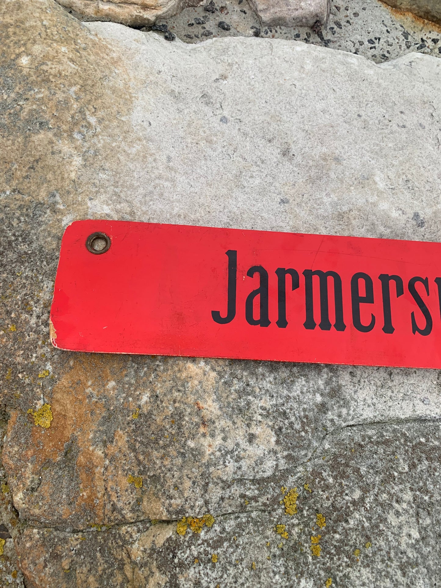 Sporvognsskilt - Sundbyvester Plads/Jarmersplads