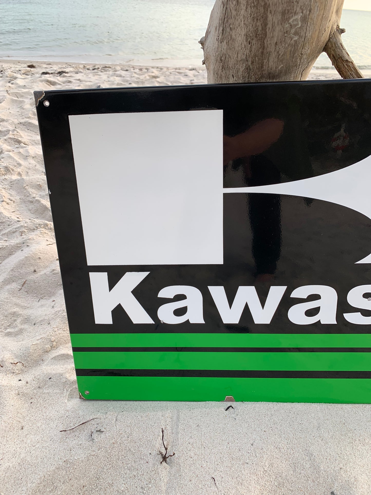 Kawasaki emaljeskilt