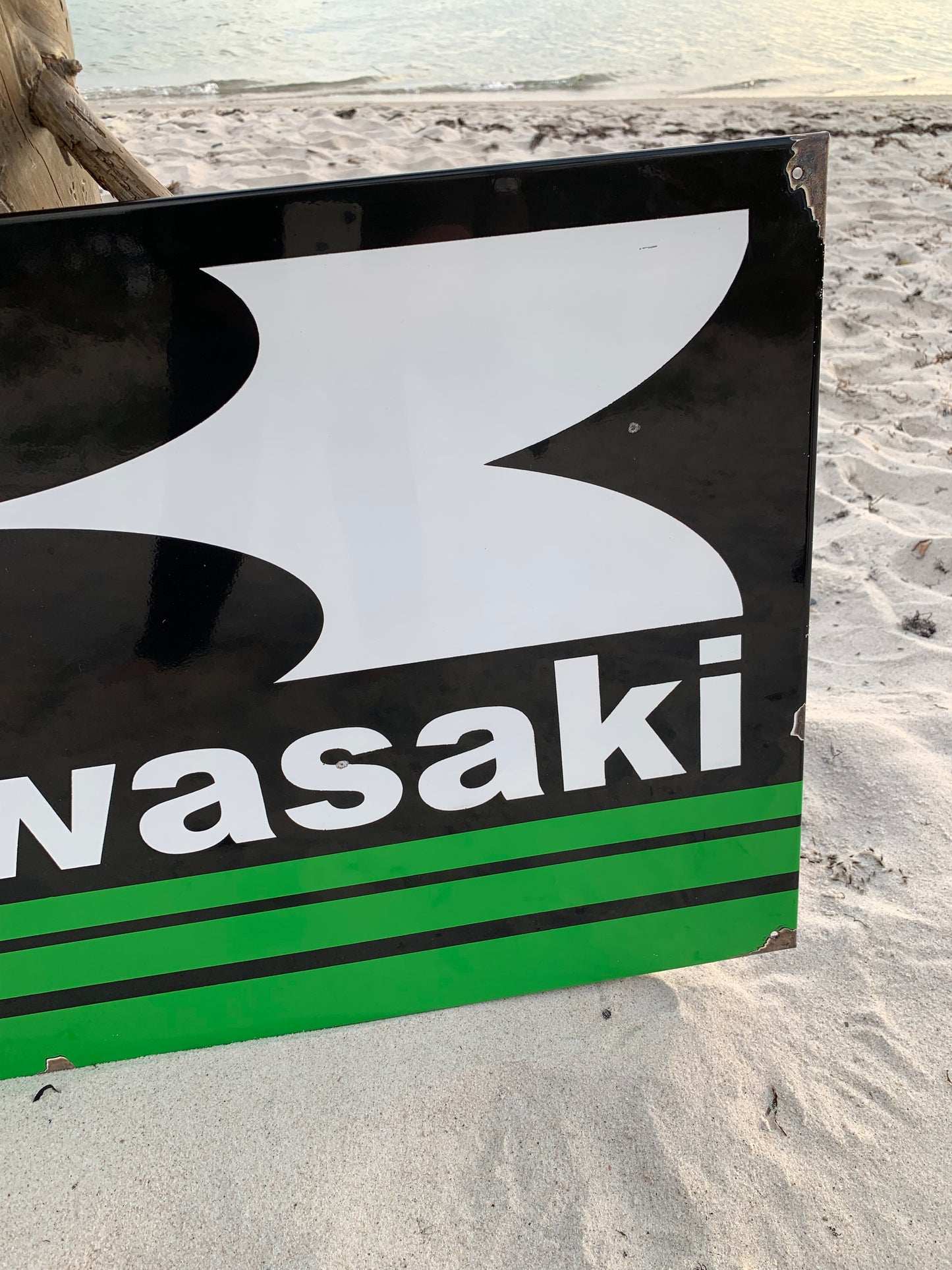 Kawasaki emaljeskilt