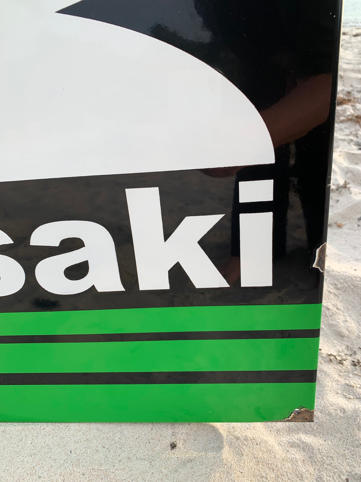 Kawasaki emaljeskilt