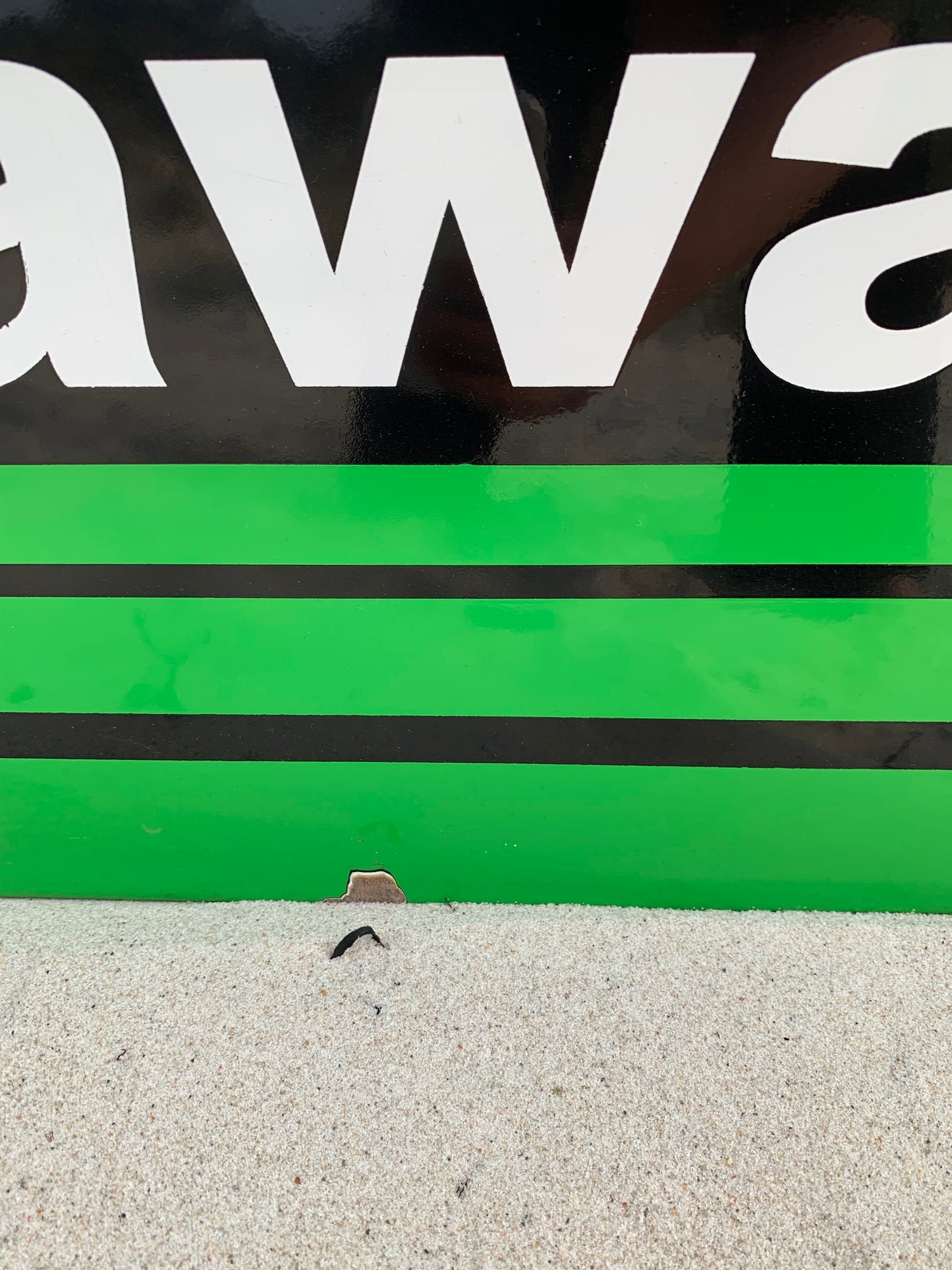 Kawasaki emaljeskilt