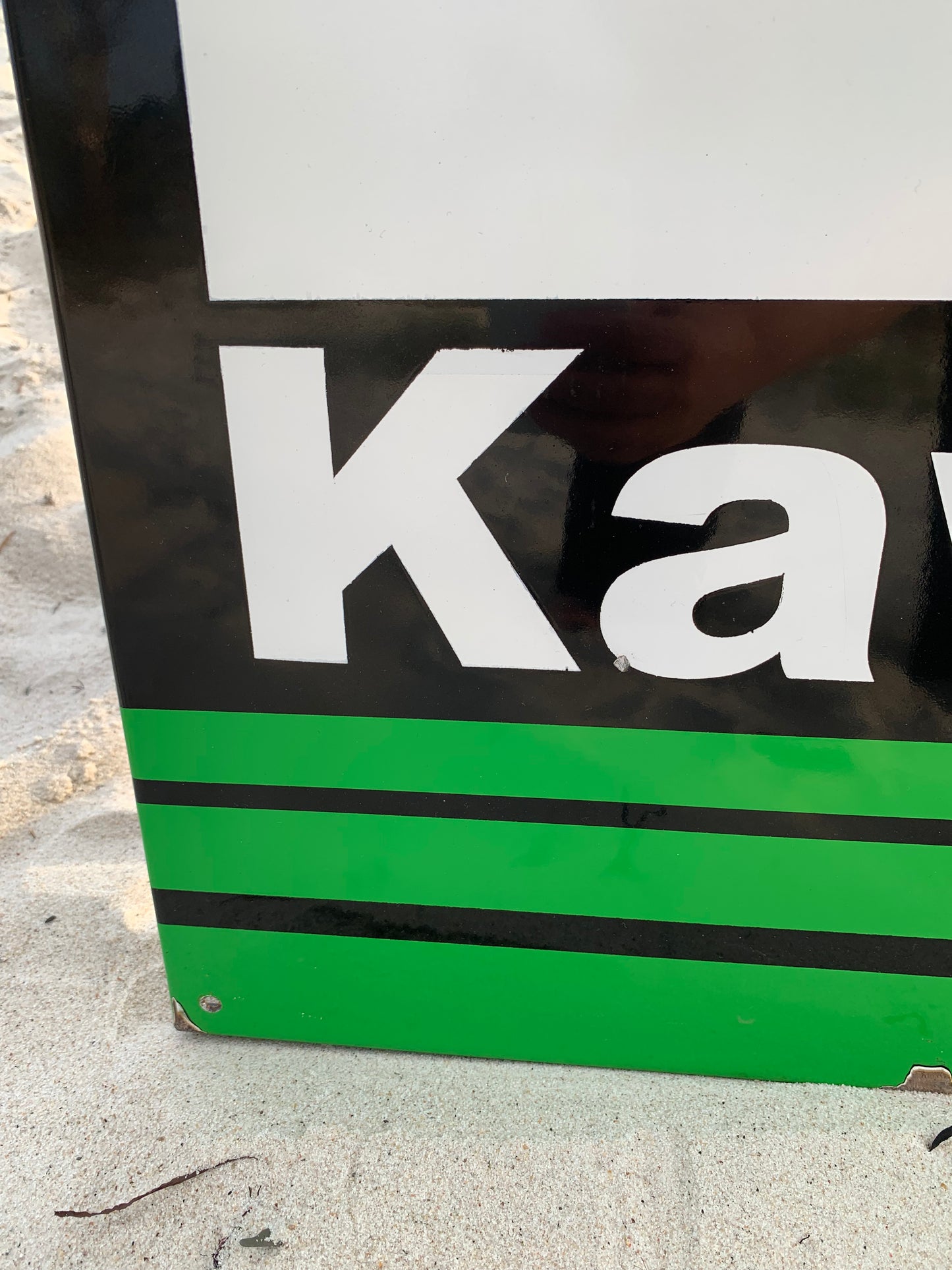 Kawasaki emaljeskilt