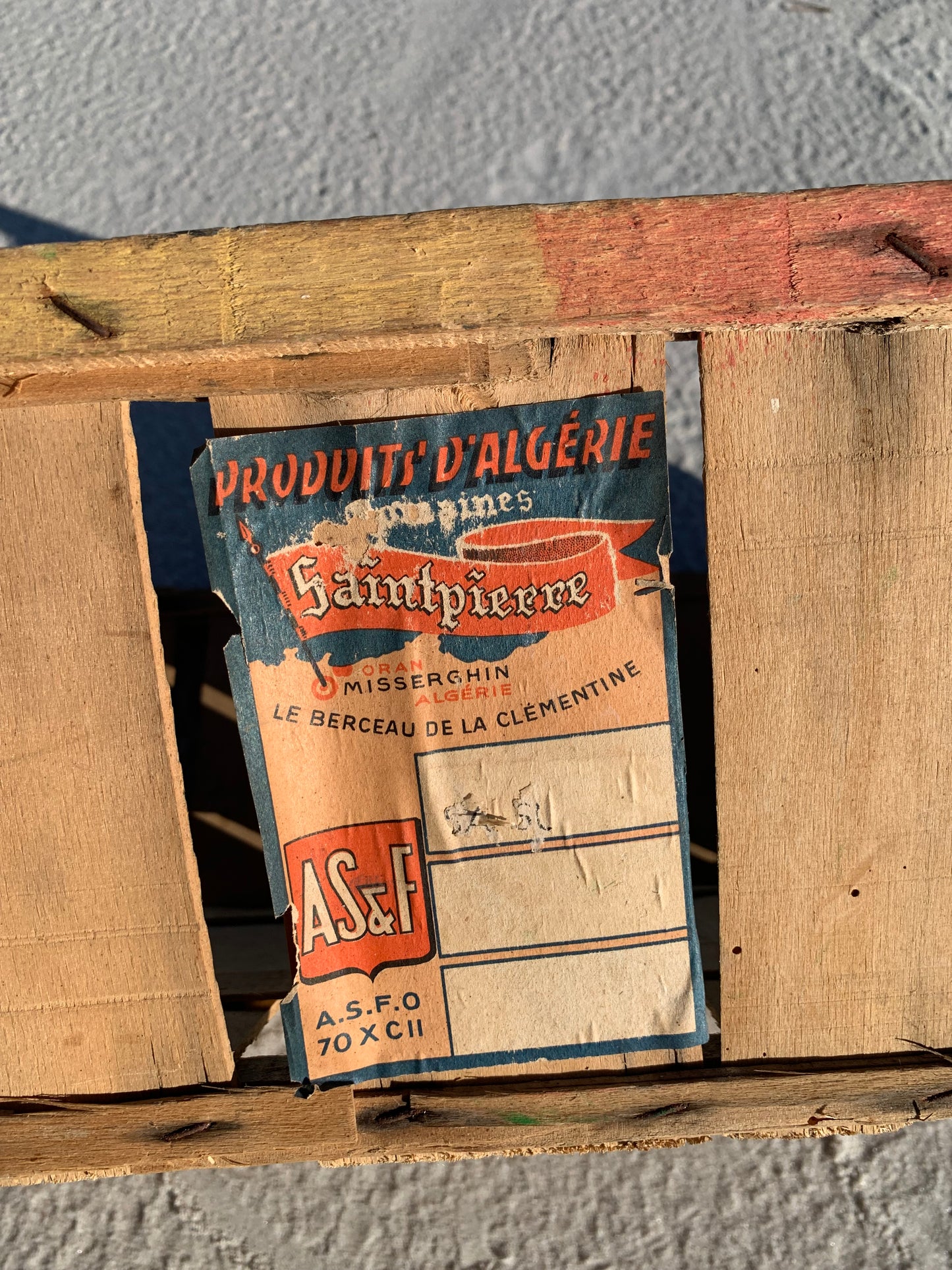 Fransk kurv med reklame