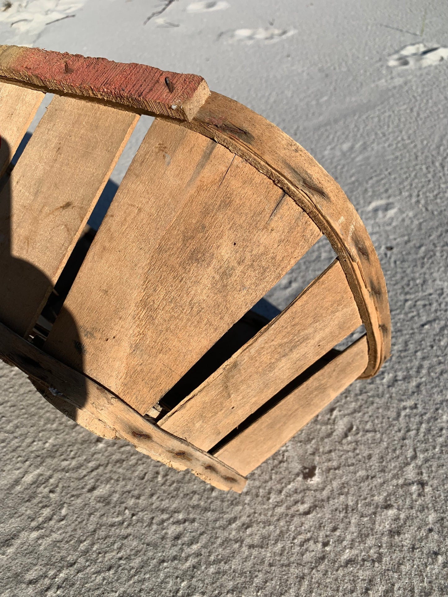 Fransk kurv med reklame