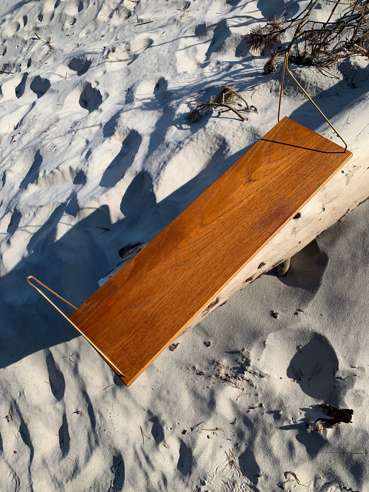 Hylde i teak