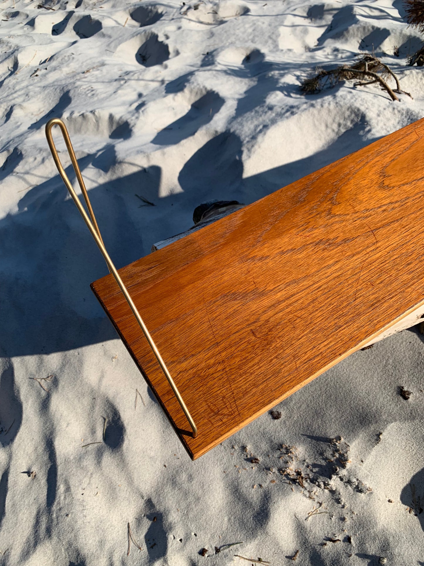 Hylde i teak