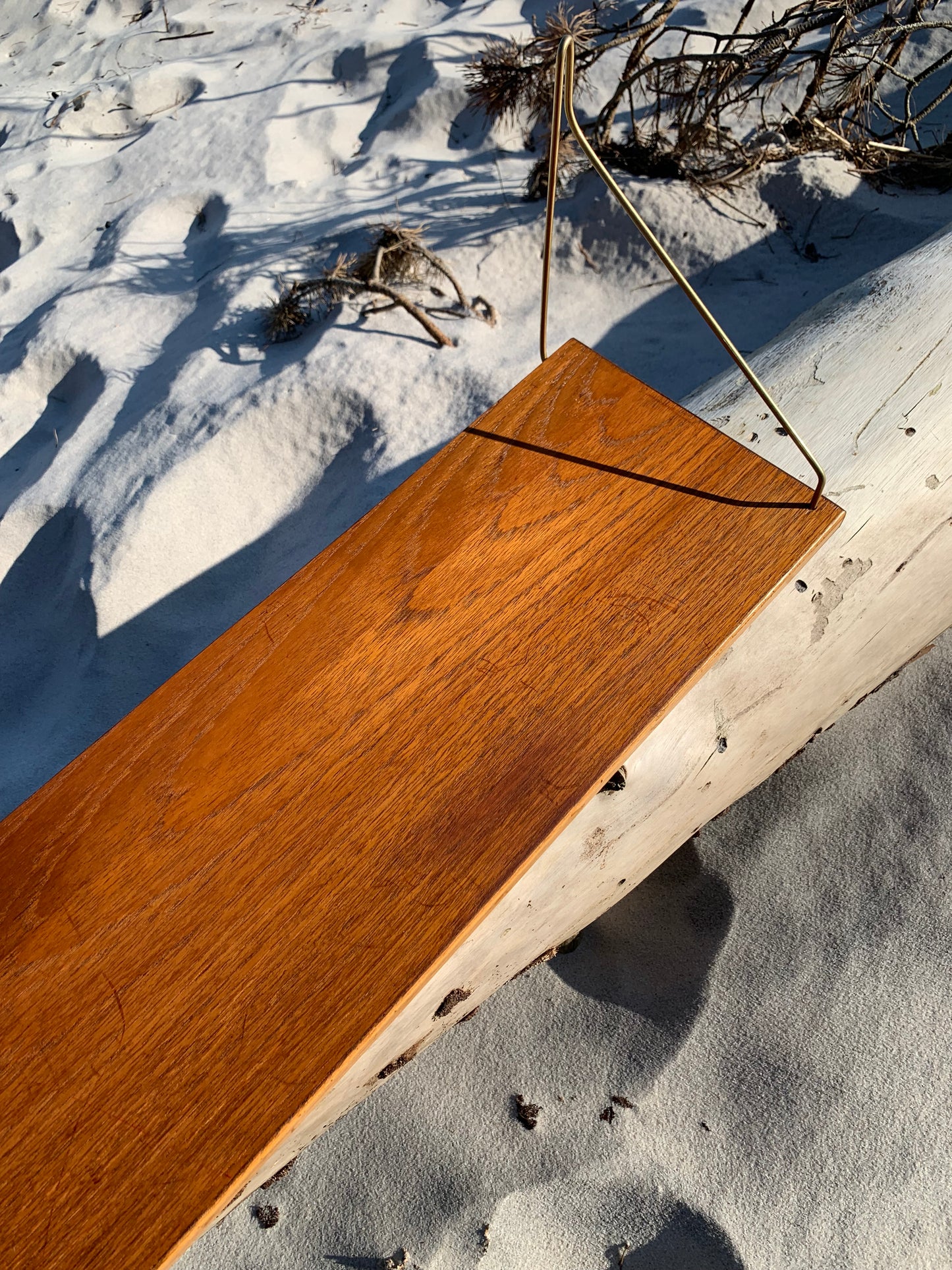 Hylde i teak