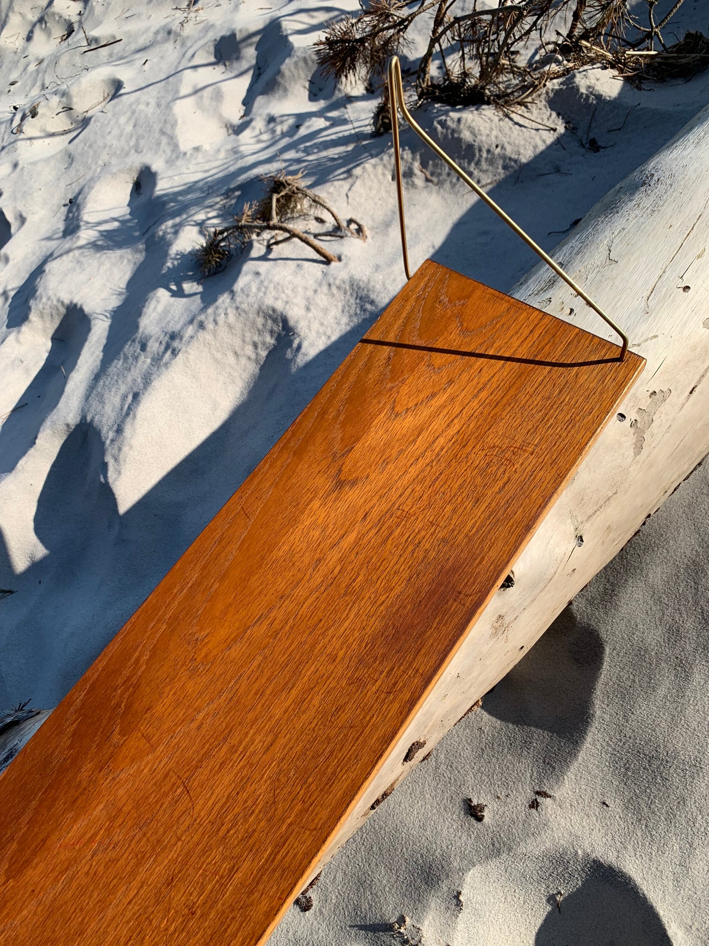 Hylde i teak