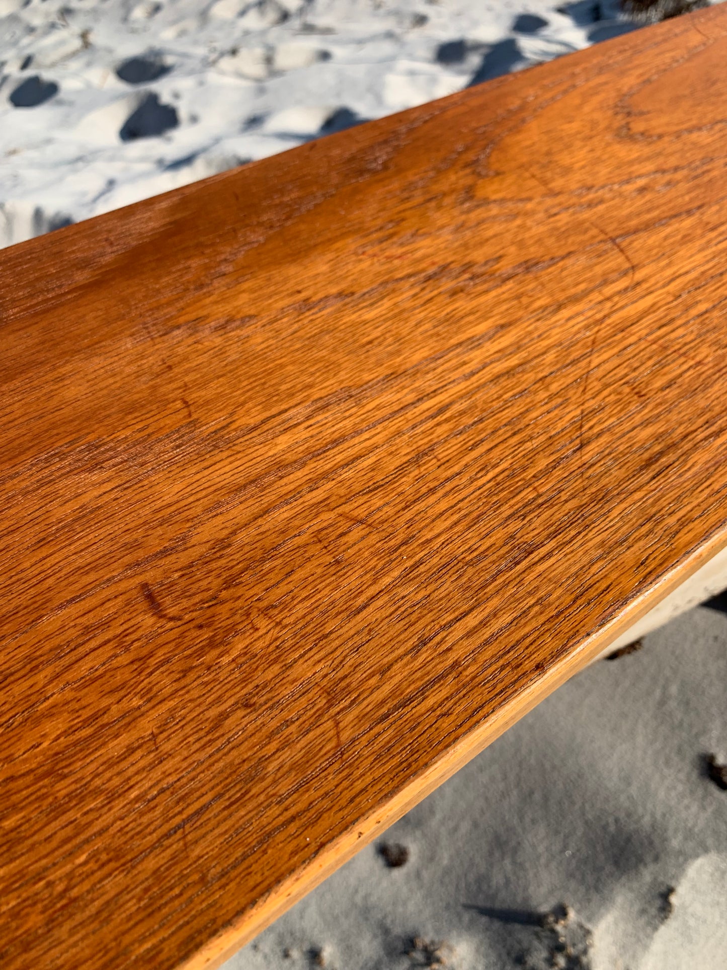 Hylde i teak