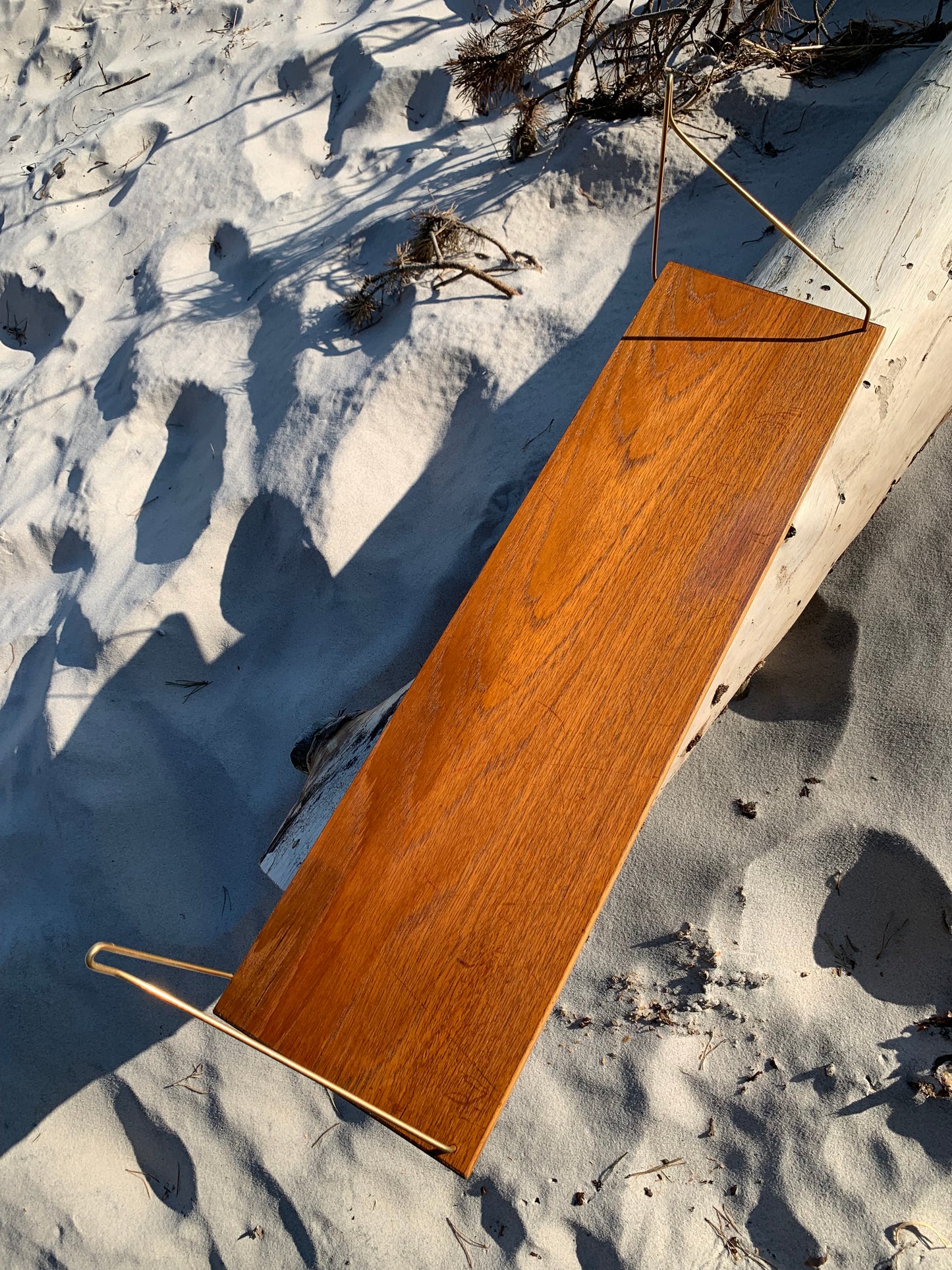 Hylde i teak